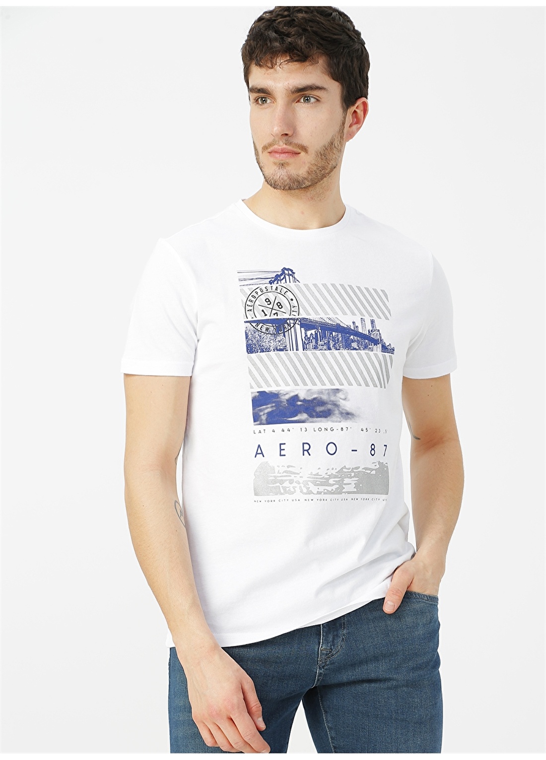 Aeropostale Beyaz T-Shirt