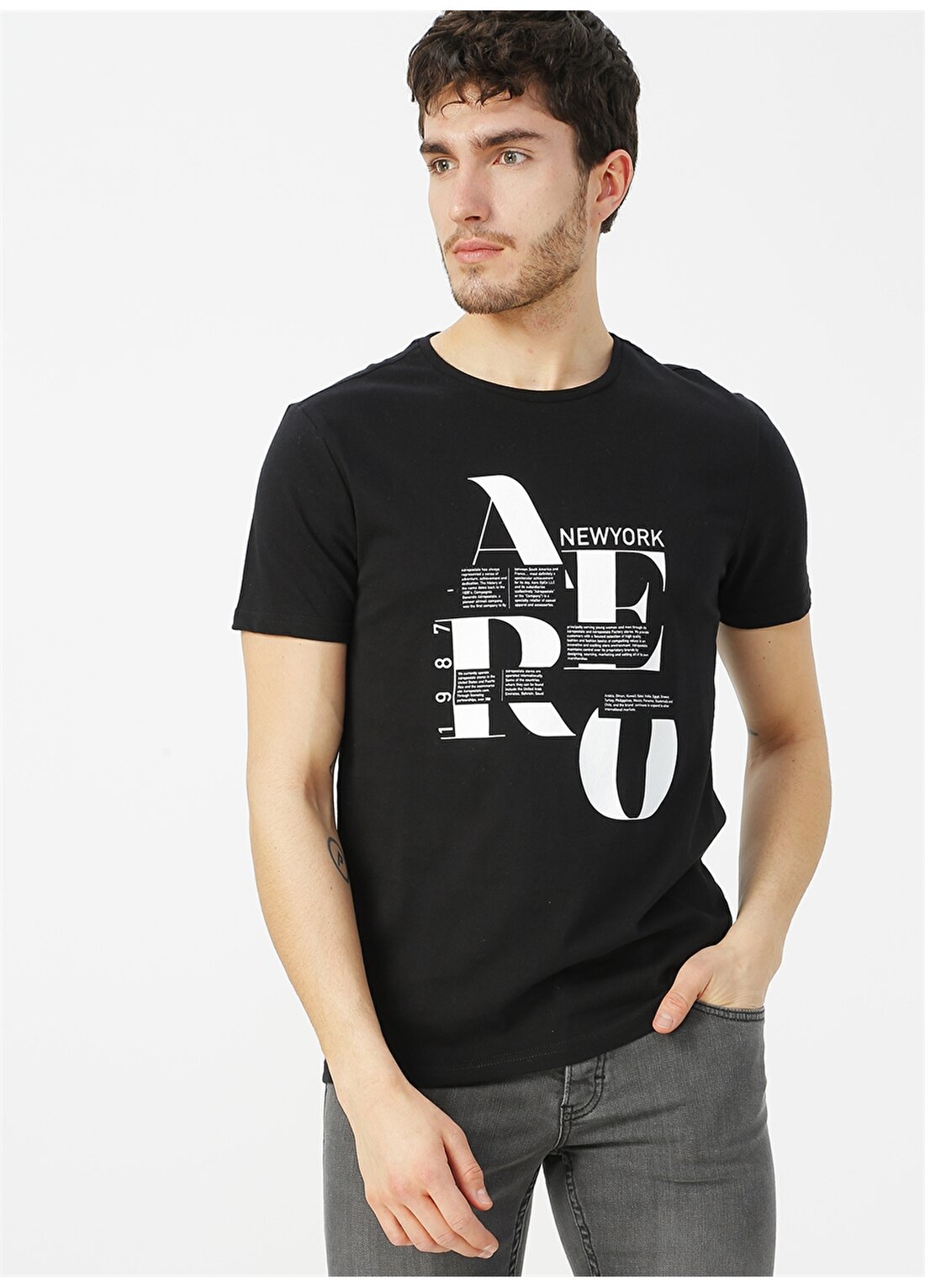 Aeropostale Siyah T-Shirt