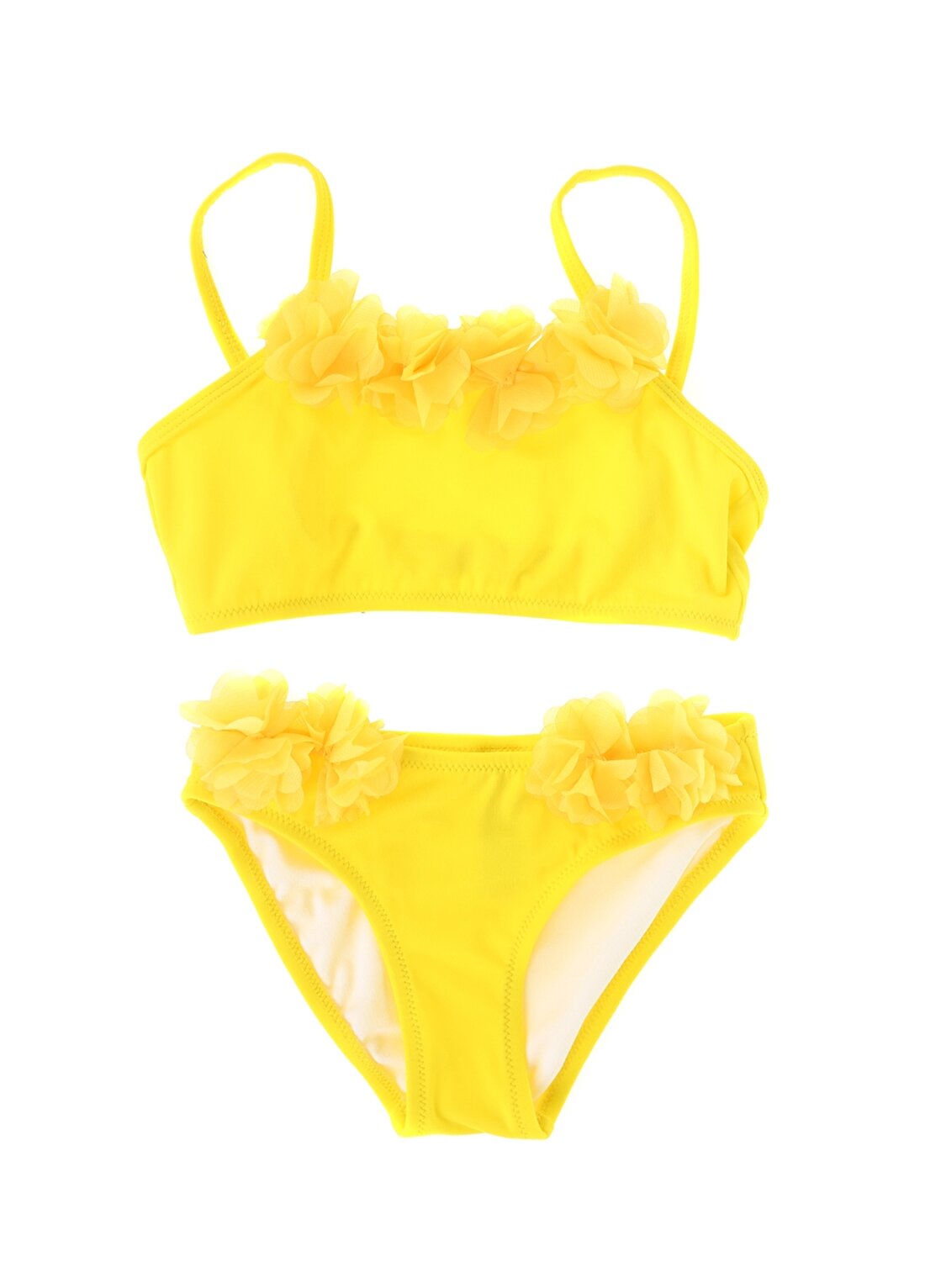 Limon Sarı Kız Çocuk Bikini Takım