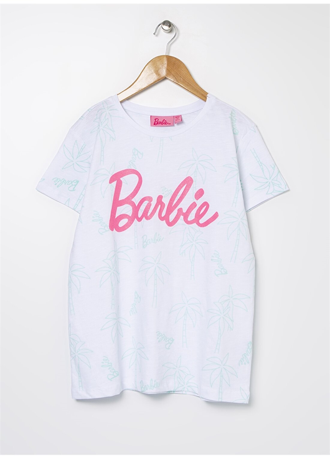 Barbie Beyaz - Yeşil T-Shirt
