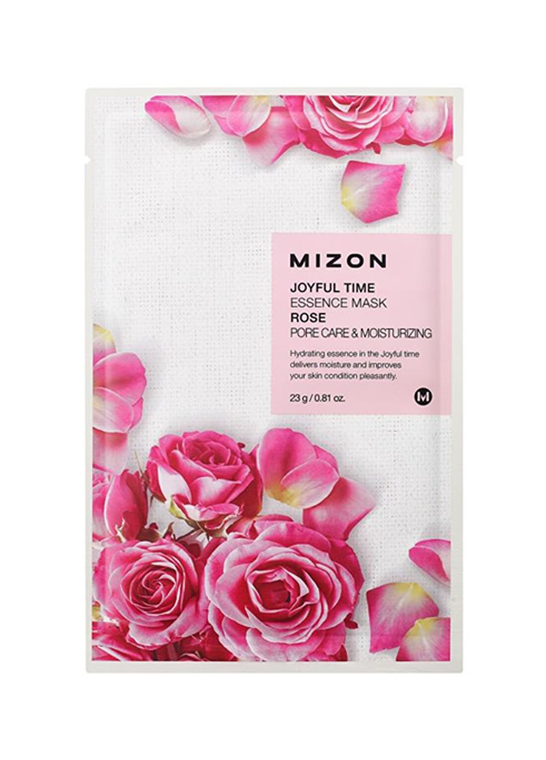 Mizon Joyful Time Essence Mask Rose - Gül Maskesi