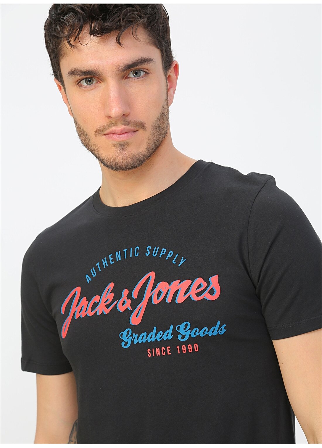 Jack & Jones 12164848 Siyah T-Shirt