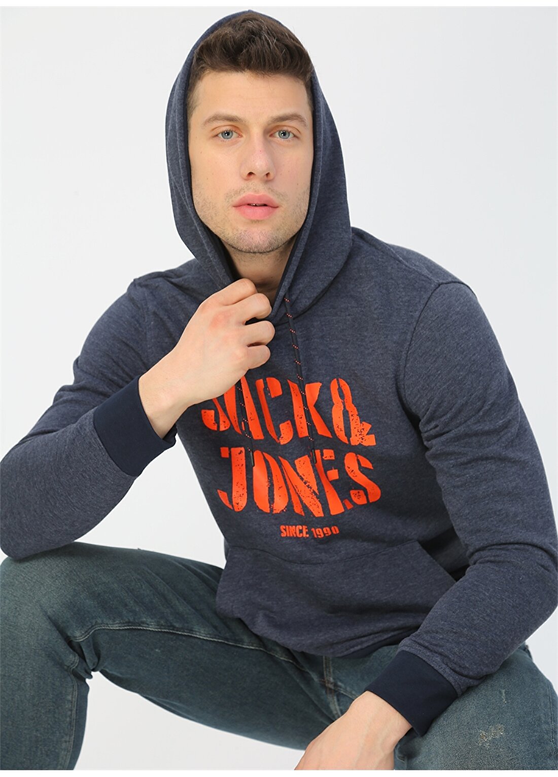 Jack & Jones 12165696 Lacivert Sweatshirt