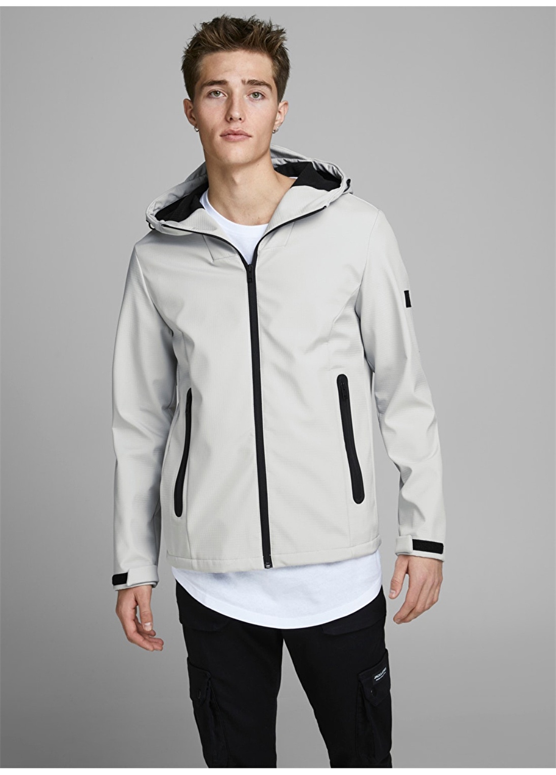 Jack & Jones 12166694 Açık Gri Mont