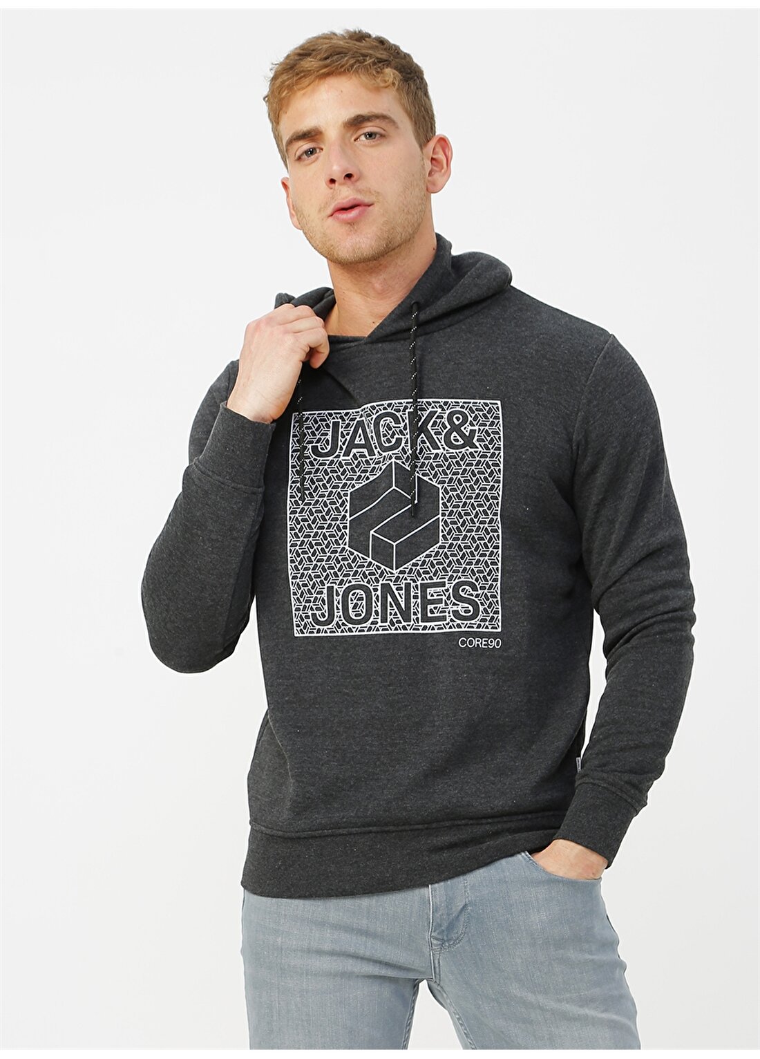 Jack & Jones 12167582 Siyah Sweatshirt