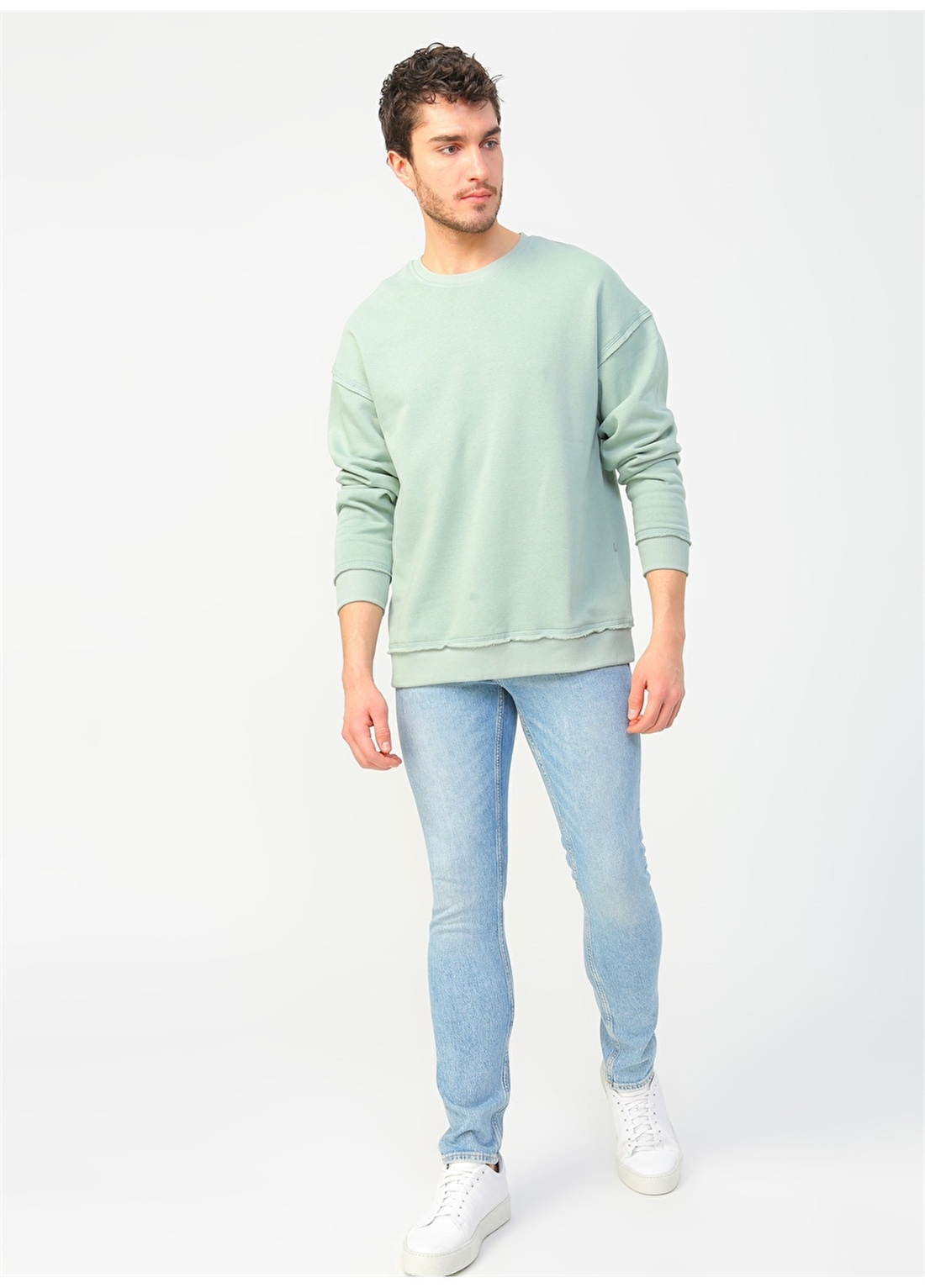 Jack & Jones 12168310 Mavi Denim Pantolon