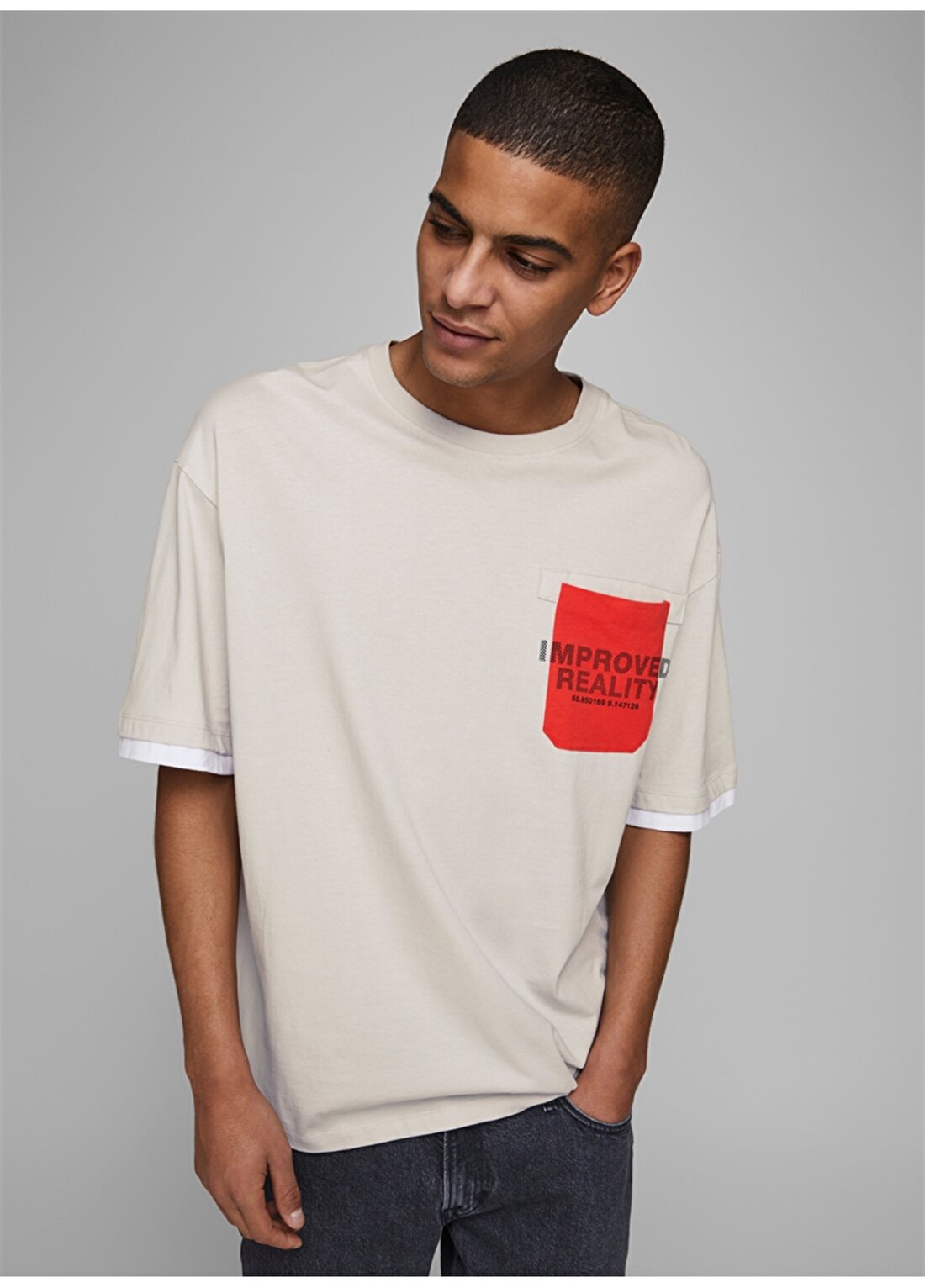 Jack & Jones 12171364 Beyaz T-Shirt