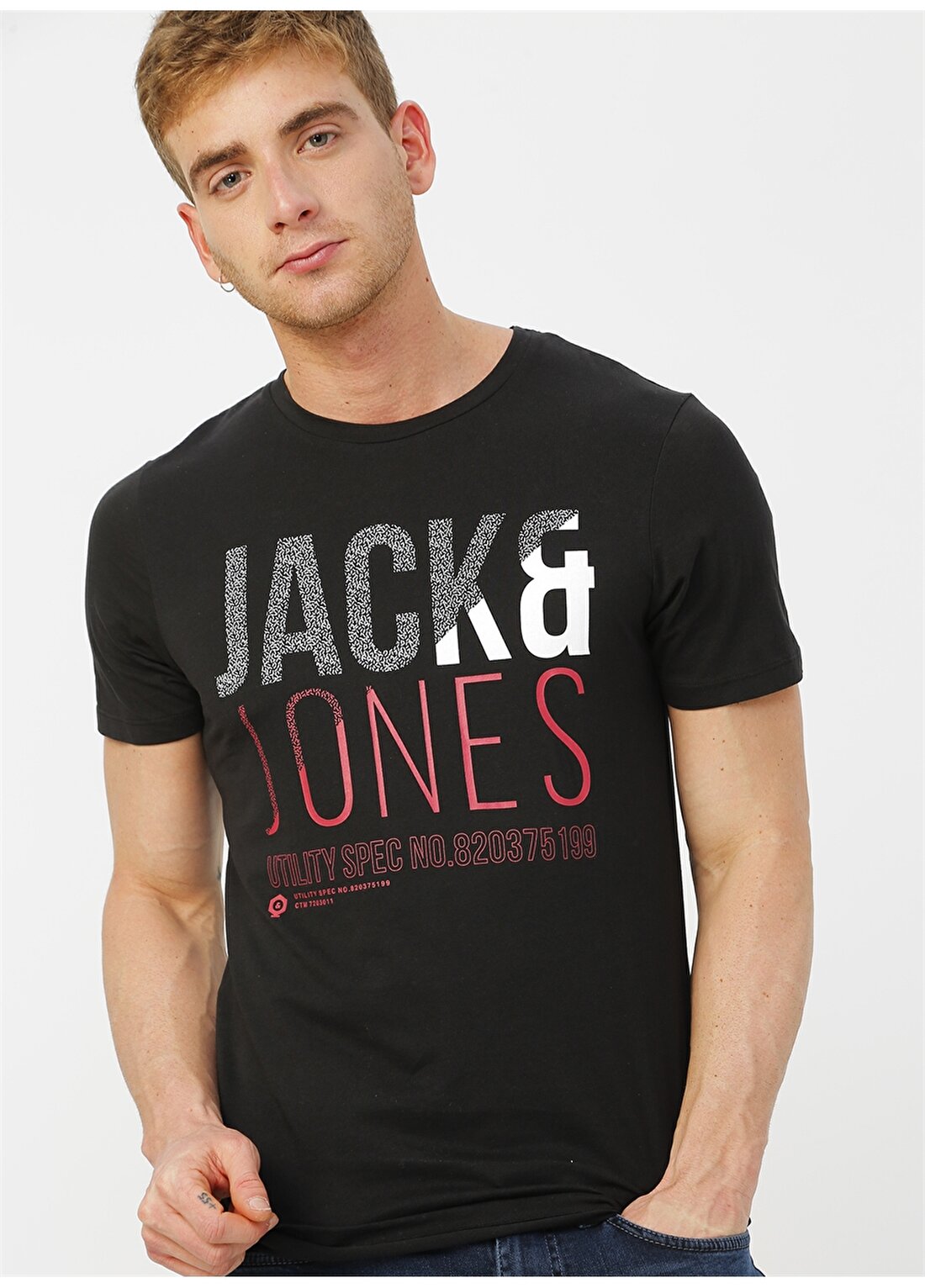 Jack & Jones 12172215 Siyah T-Shirt