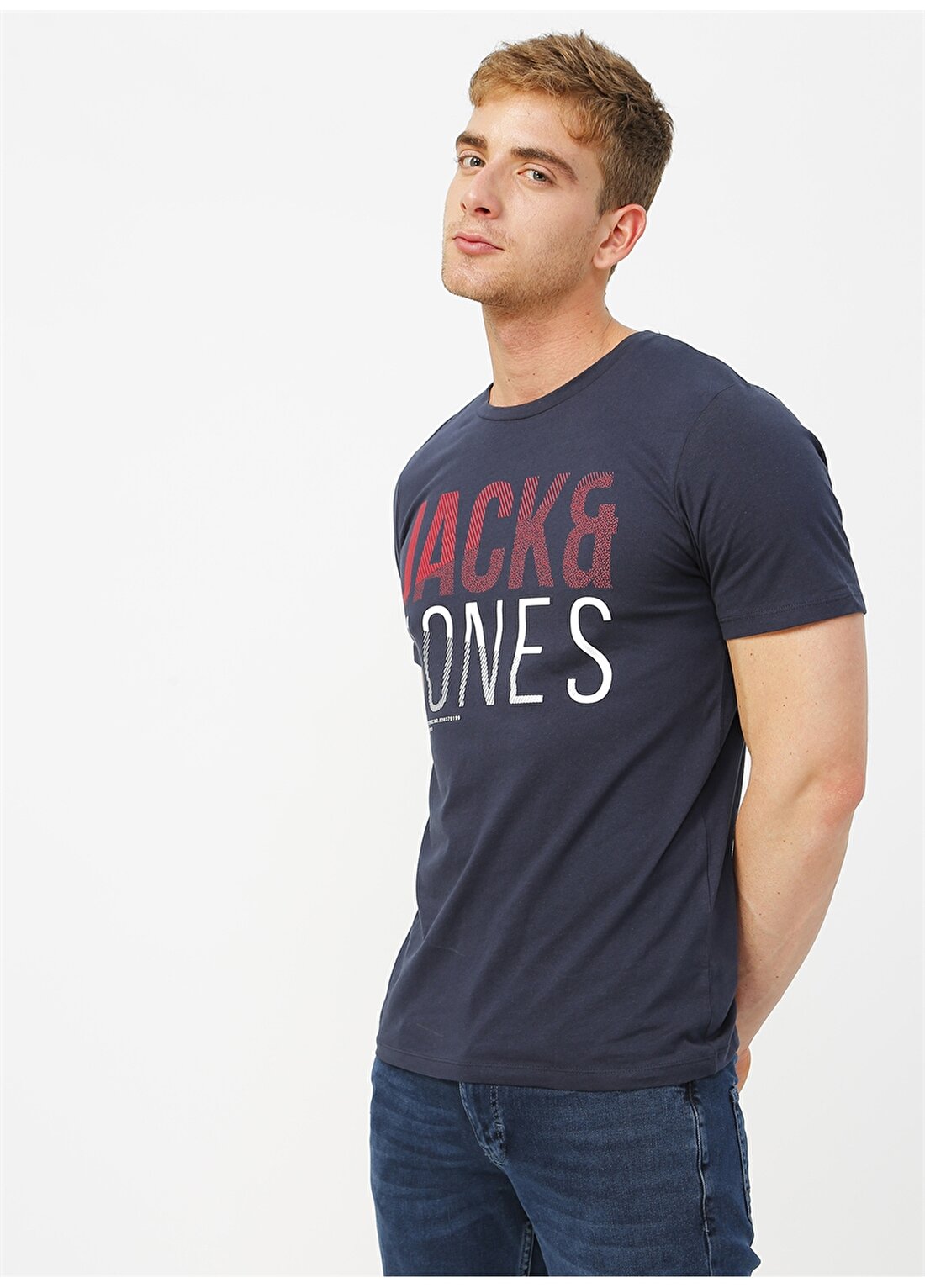 Jack & Jones 12172215 Lacivert T-Shirt