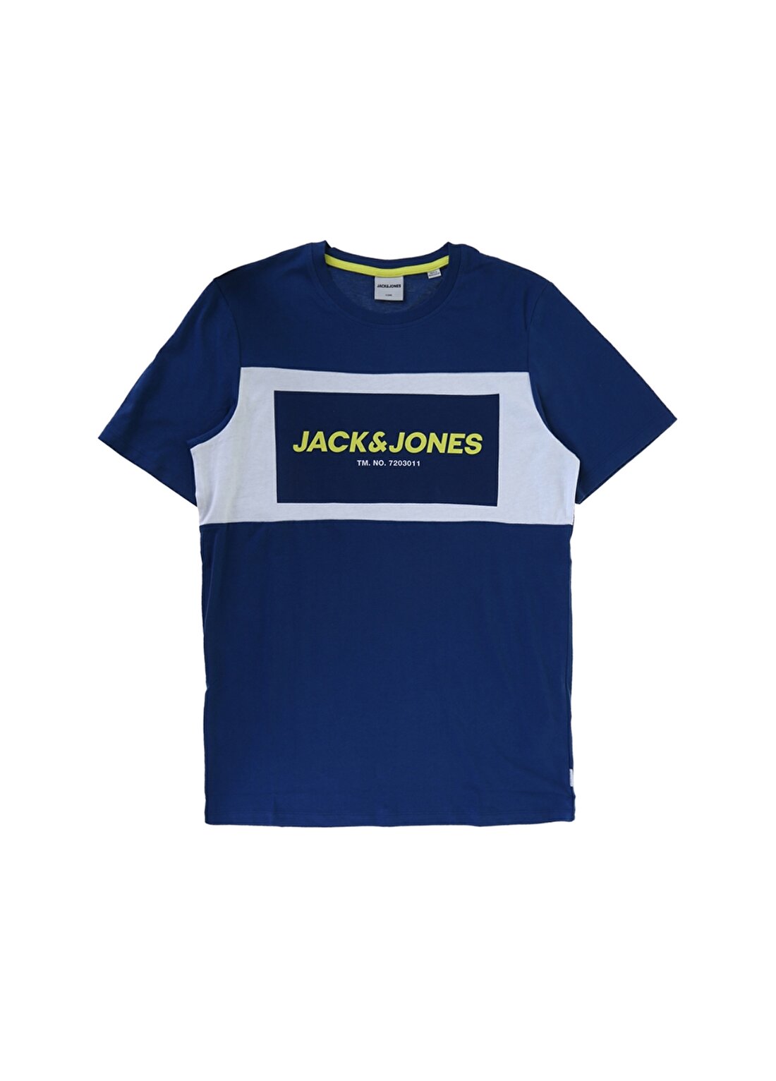 Jack & Jones 12172222 Gri Mavi T-Shirt