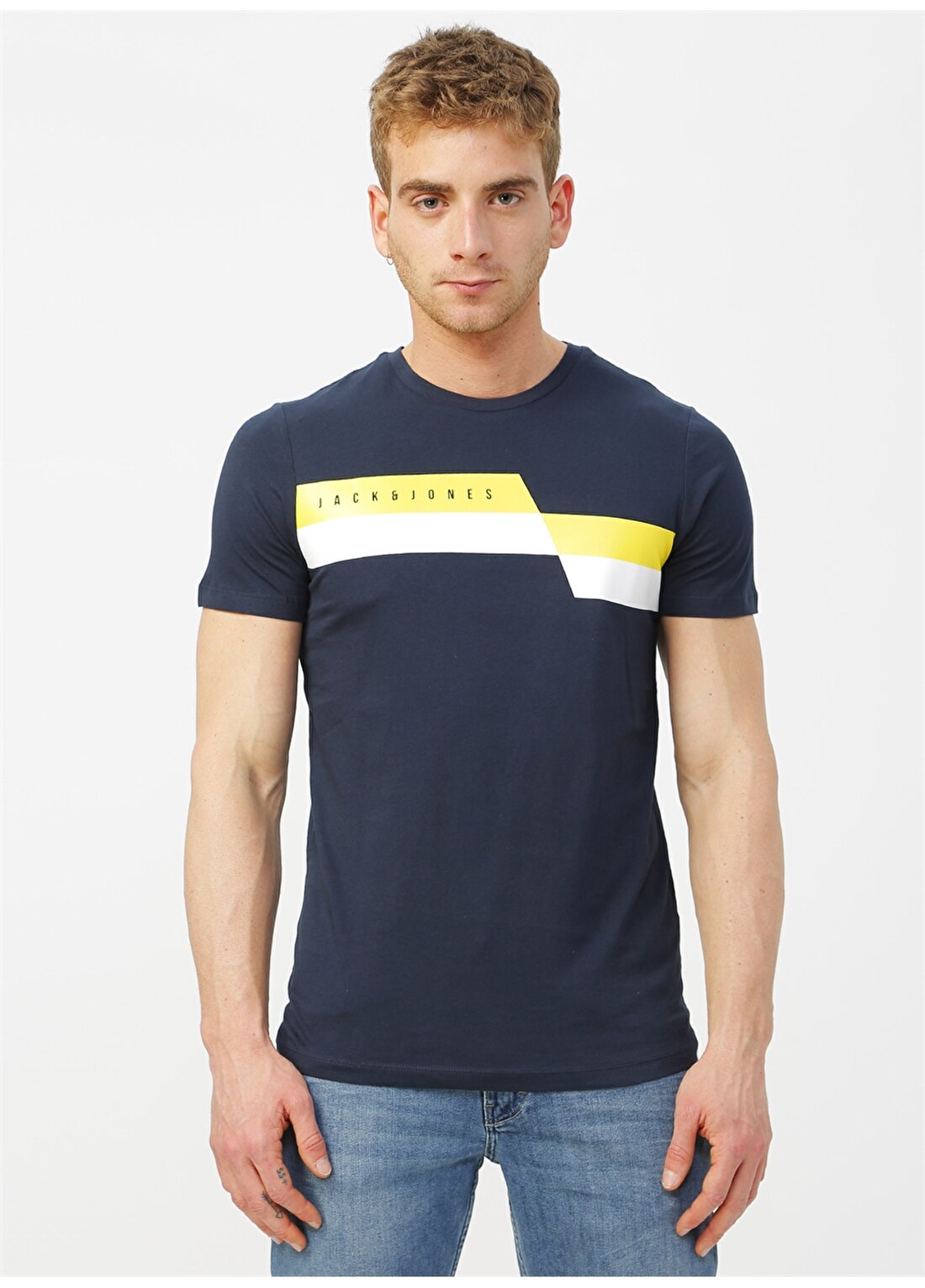Jack & Jones 12179383 Lacivert T-Shirt