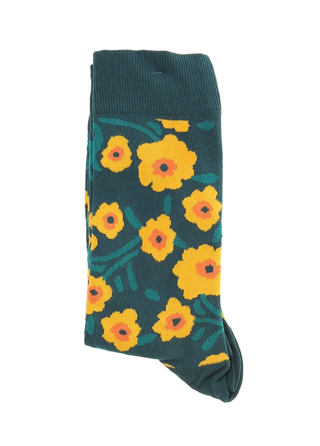 ONE TWO Koyu Yeşil Çorap