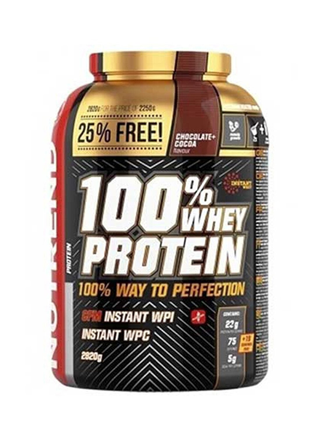 Nutrend %100 Whey Protein 2820 Gr Çikolata Protein Tozu