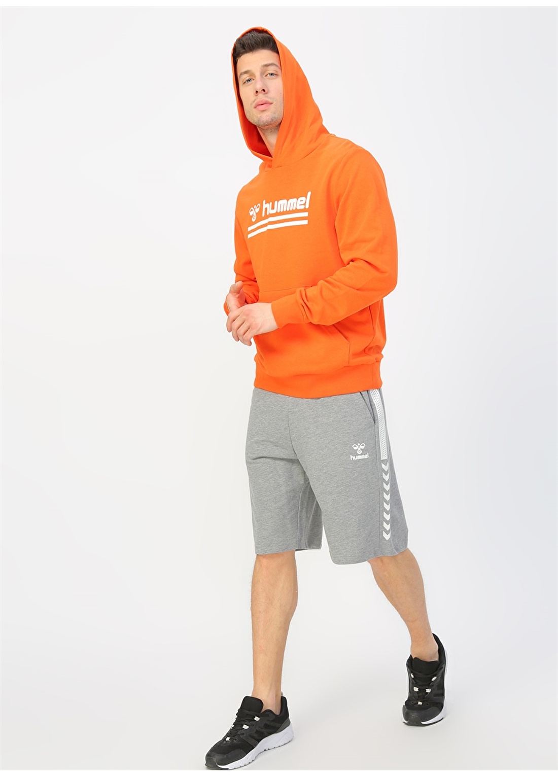 Hummel DARINS HOODIE Kırmızı Erkek Sweatshirt 920765-3442