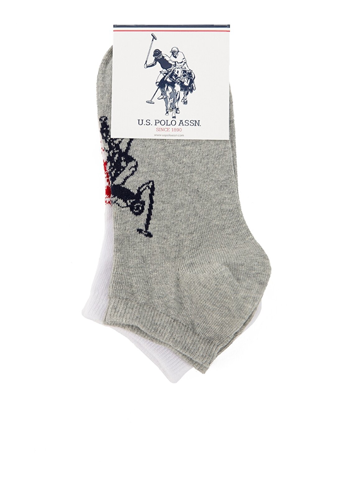 U.S. Polo Assn. Gri Çorap