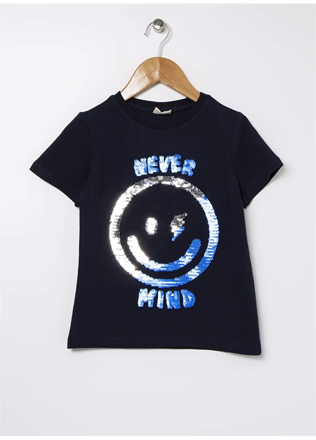 Buse Terim Nakışlı Lacivert Erkek Çocuk T-Shirt COOL-13