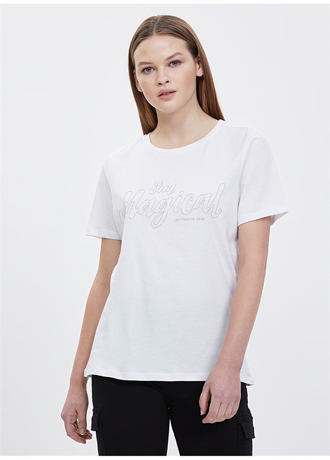 Loft LF 2023930 White W Tss T-Shirt
