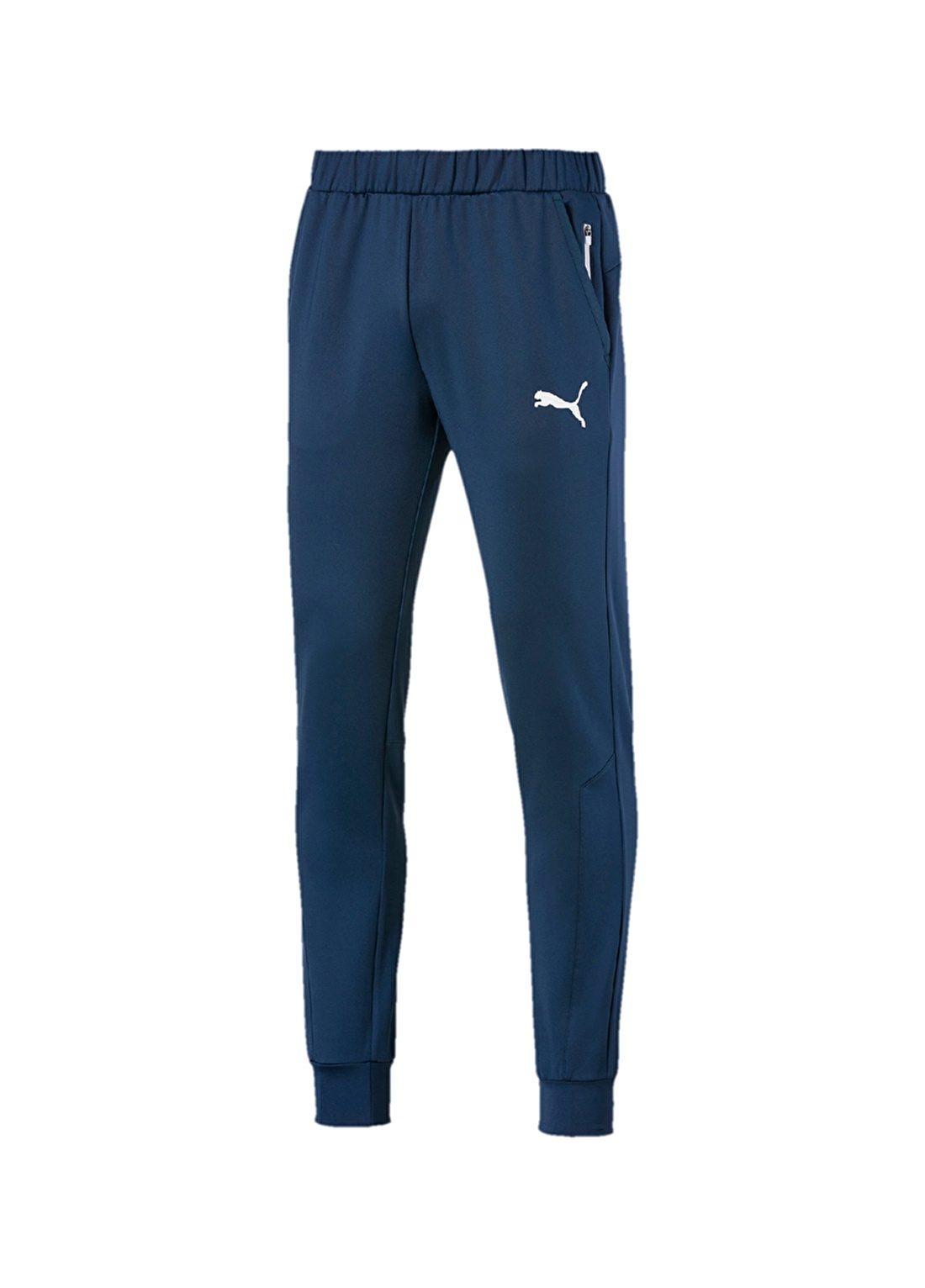 Puma Rtg Knit Pants 58151243 Fermuar Cepli Lastik Paçalı Lacivert Erkek Eşofmanaltı