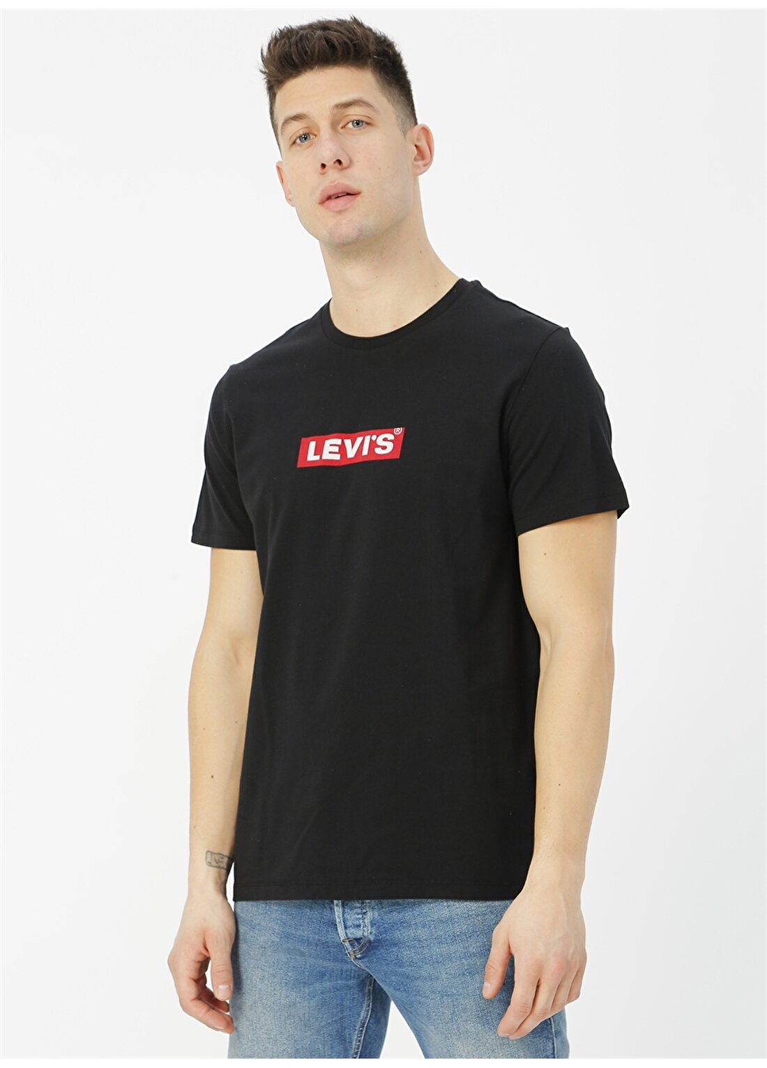 Levis Lacivert Baskılı T-Shirt
