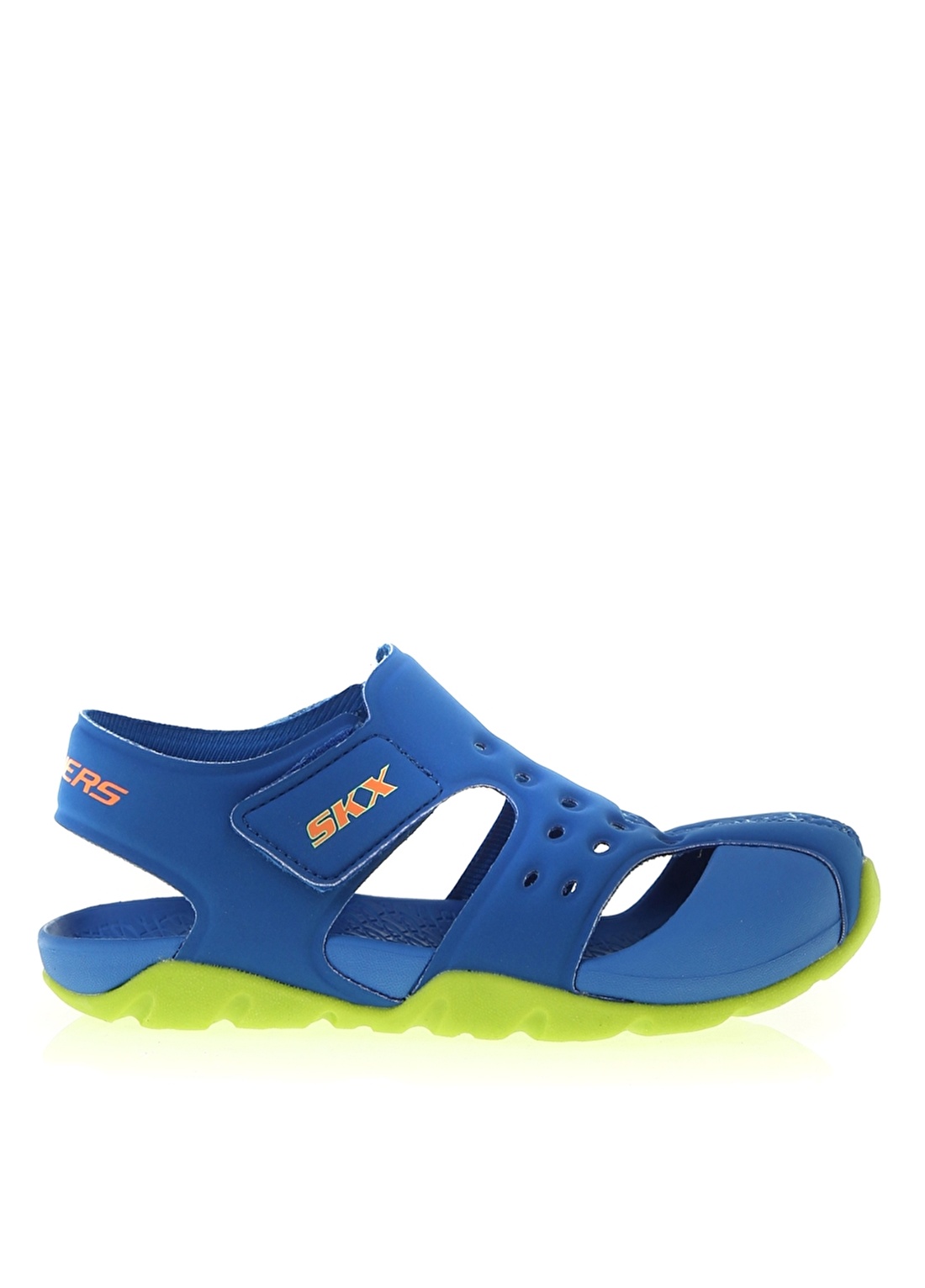 Skechers 92330L Bllm Side W Mavi - Yeşil Erkek Çocuk Sandalet