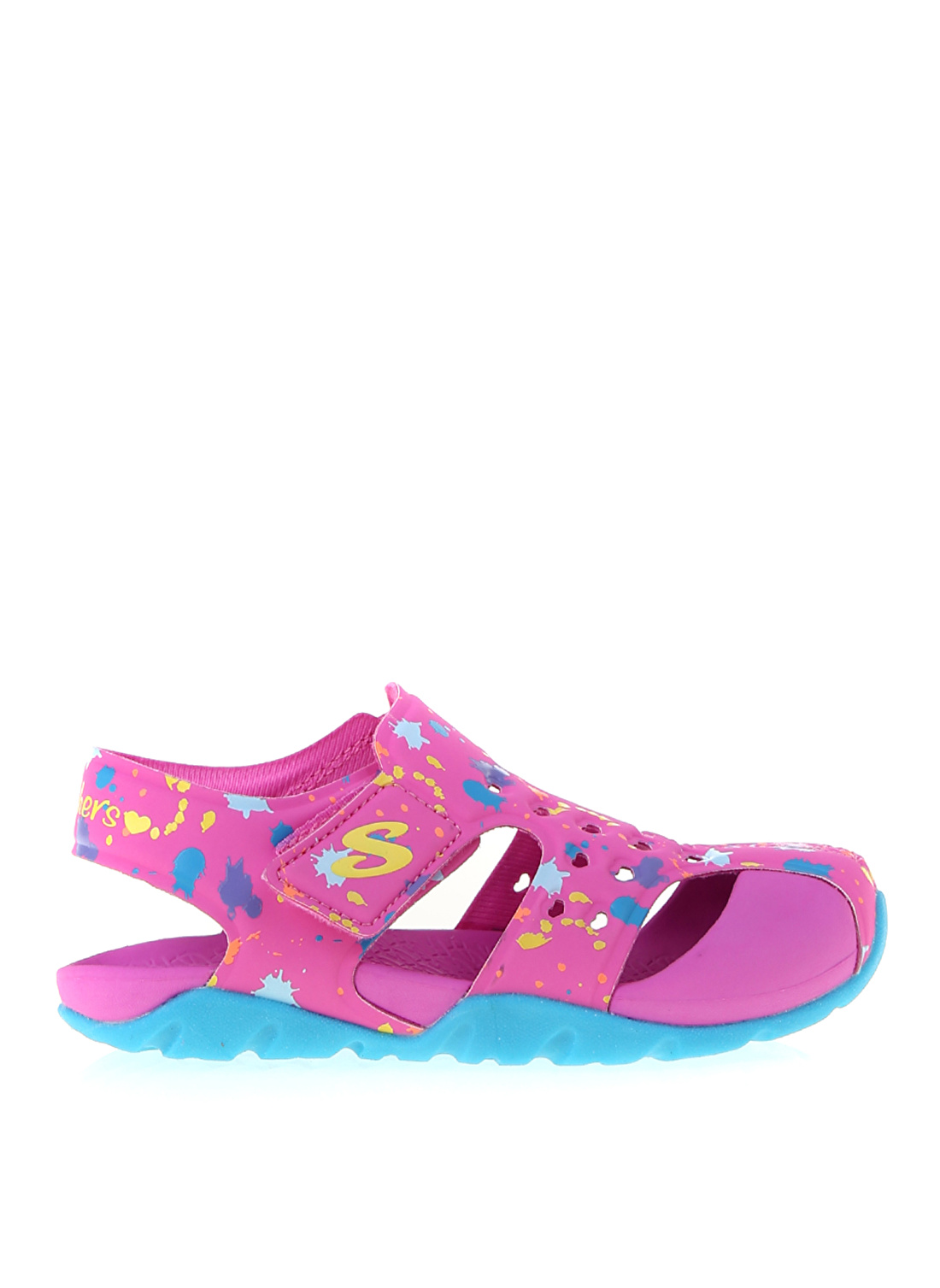 Skechers Pembe Kız Çocuk Sandalet 86428L HPTQ SIDE WAVE