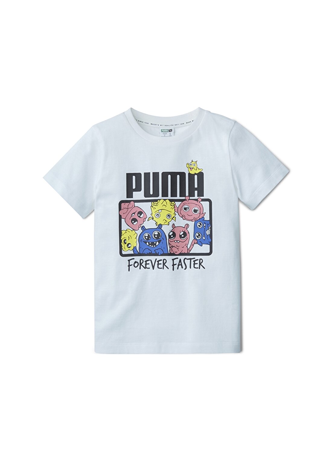 Puma Beyaz Kız Çocuk T-Shirt