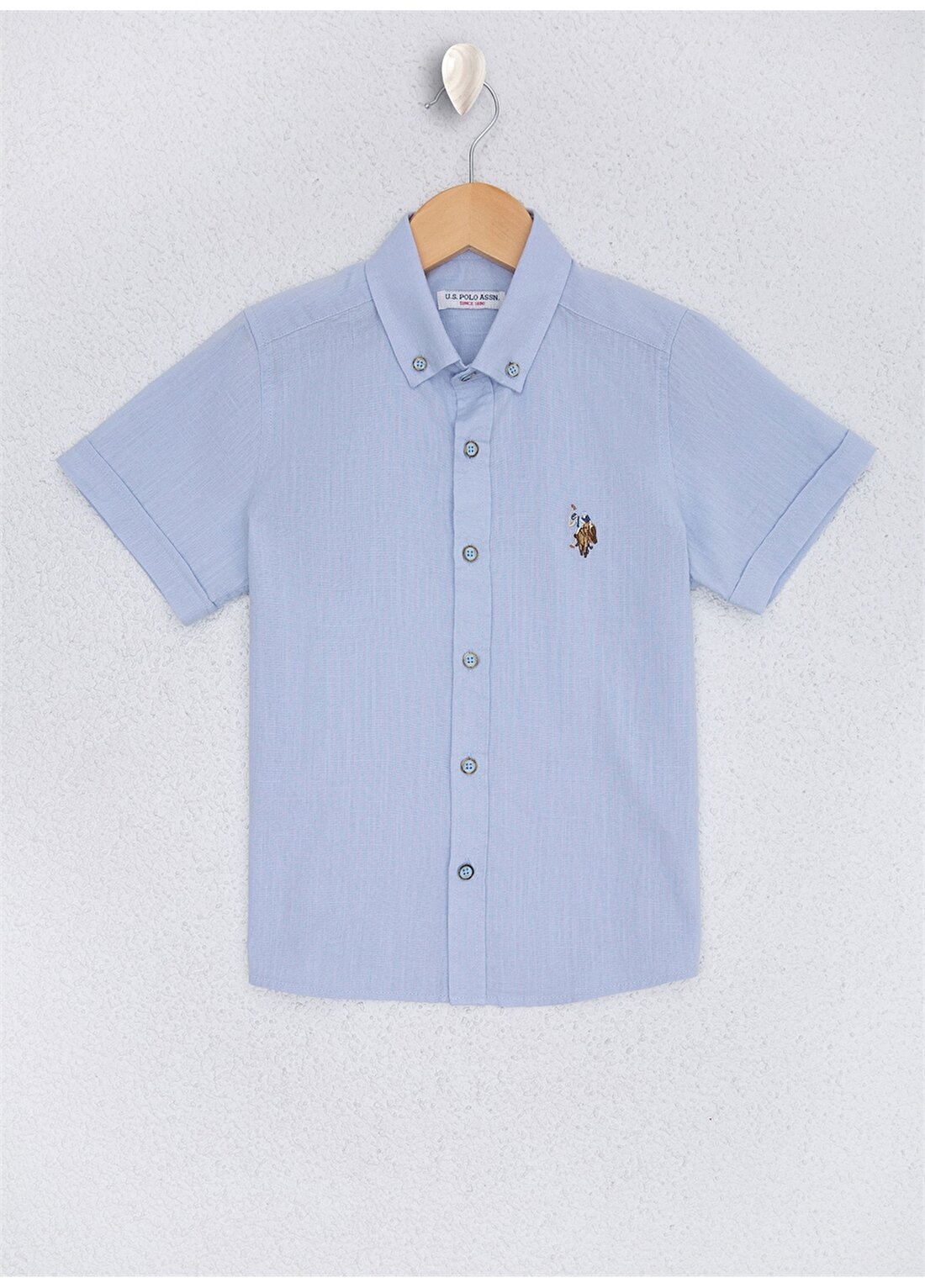 U.S. Polo Assn. Açık Mavi Erkek Çocuk Gömlek