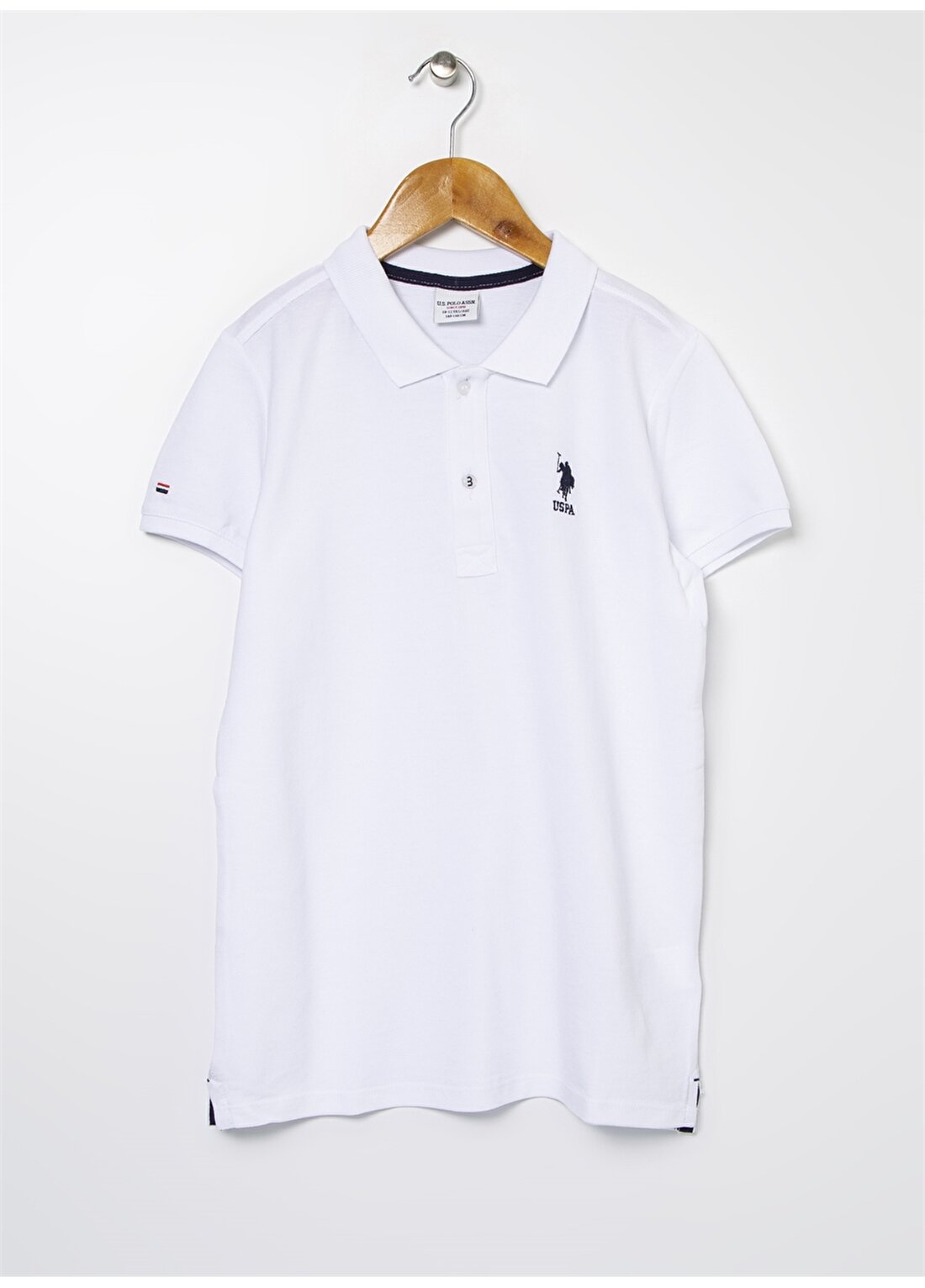 U.S. Polo Assn. Düz Beyaz Erkek Çocuk T-Shirt 949152