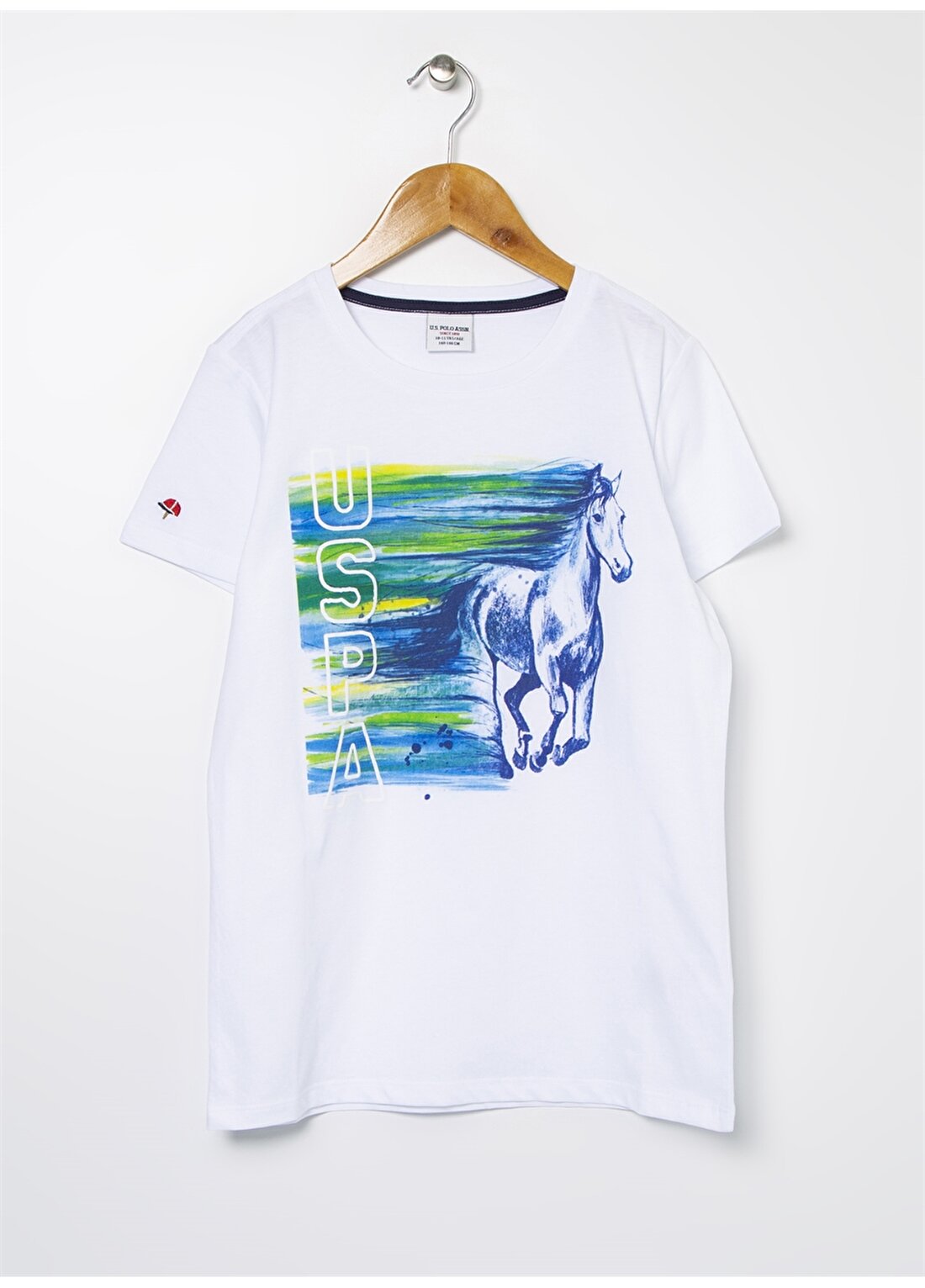 U.S. Polo Assn. Beyaz Erkek Çocuk T-Shirt