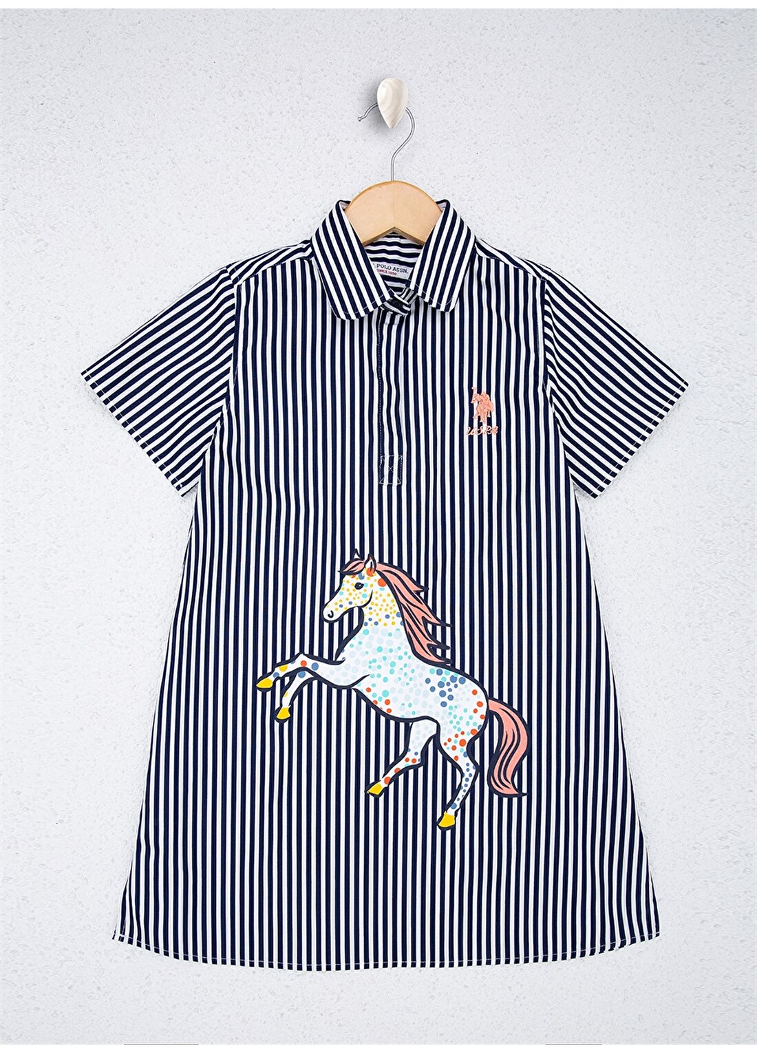 U.S. Polo Assn. Lacivert Kız Çocuk Elbise
