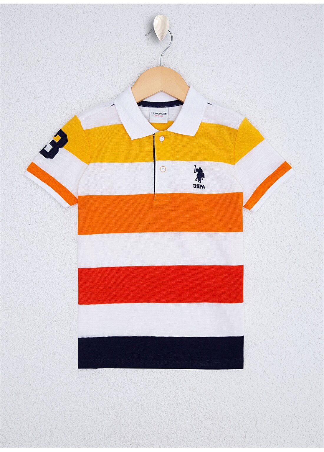 U.S. Polo Assn. Koyu Sarı Erkek Çocuk T-Shirt