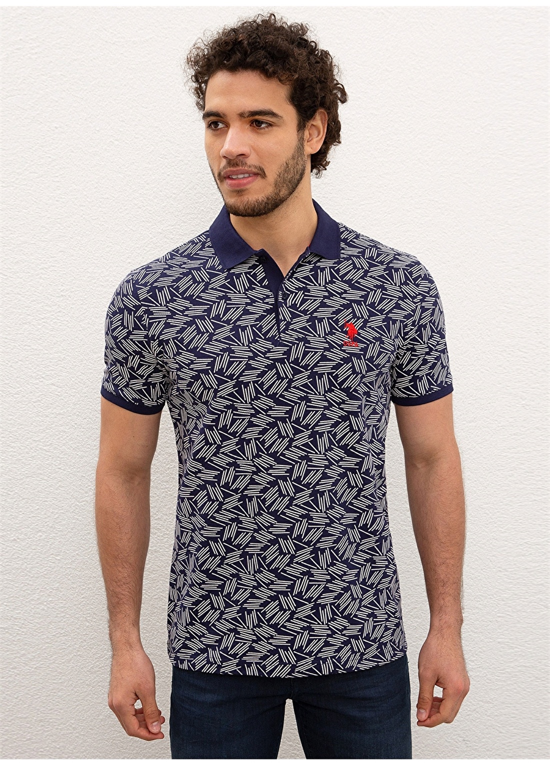 U.S. Polo Assn. Lacivert Erkek Polo T-Shirt