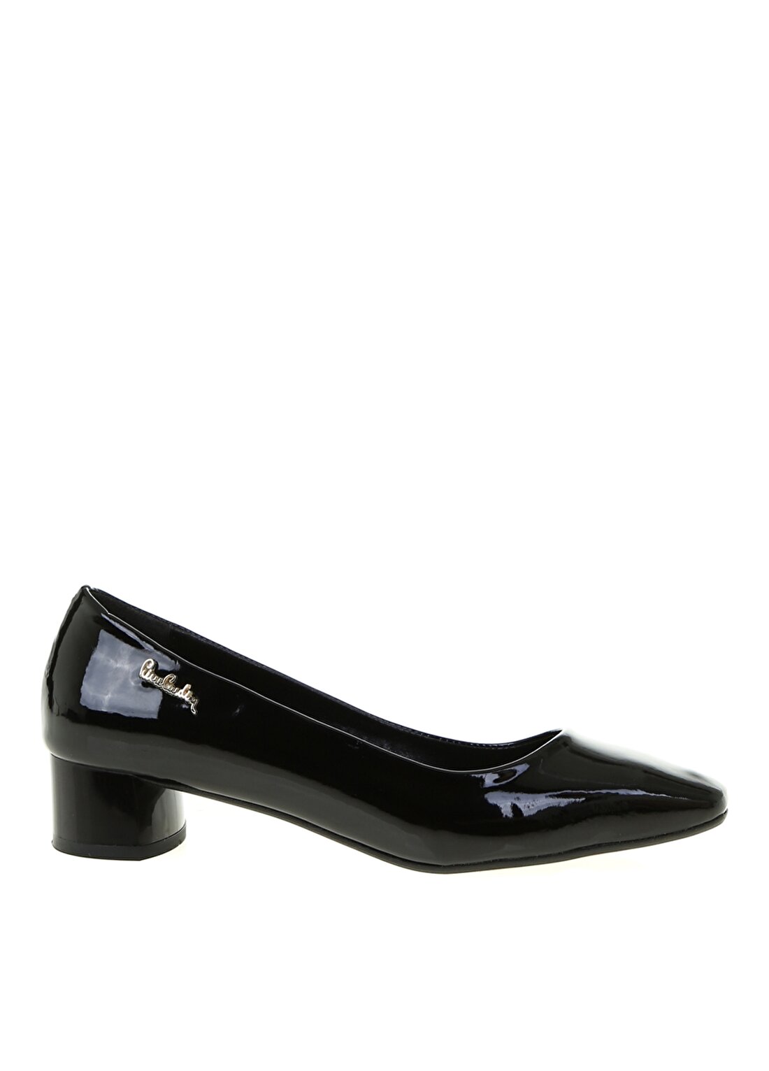 Pierre Cardin Siyah Rugan Topuklu Ayakkabı