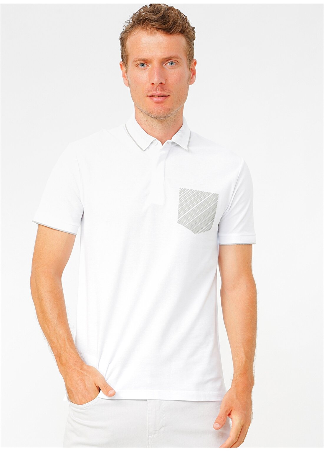 Network Beyaz T-Shirt