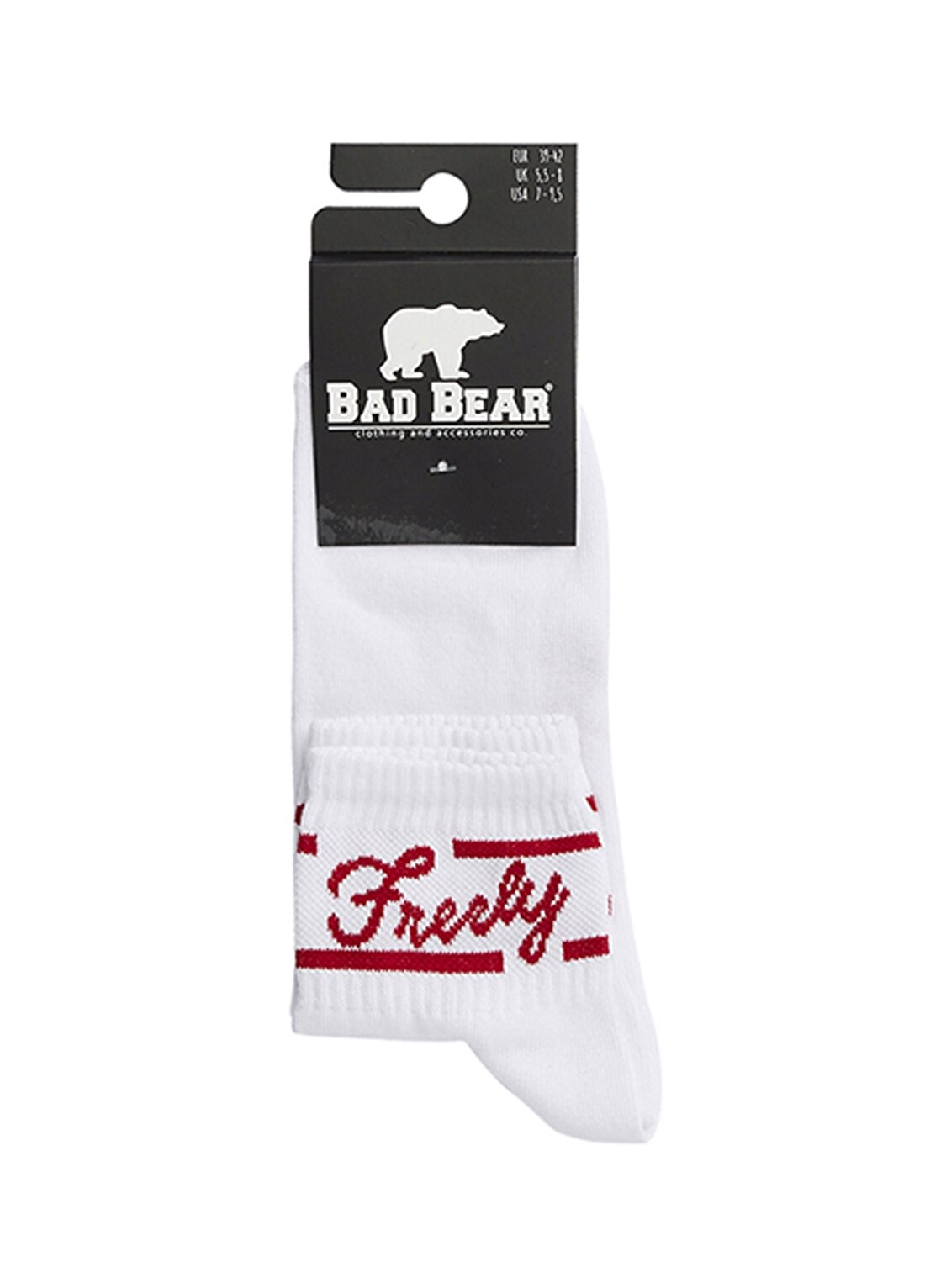Bad Bear Beyaz Çorap