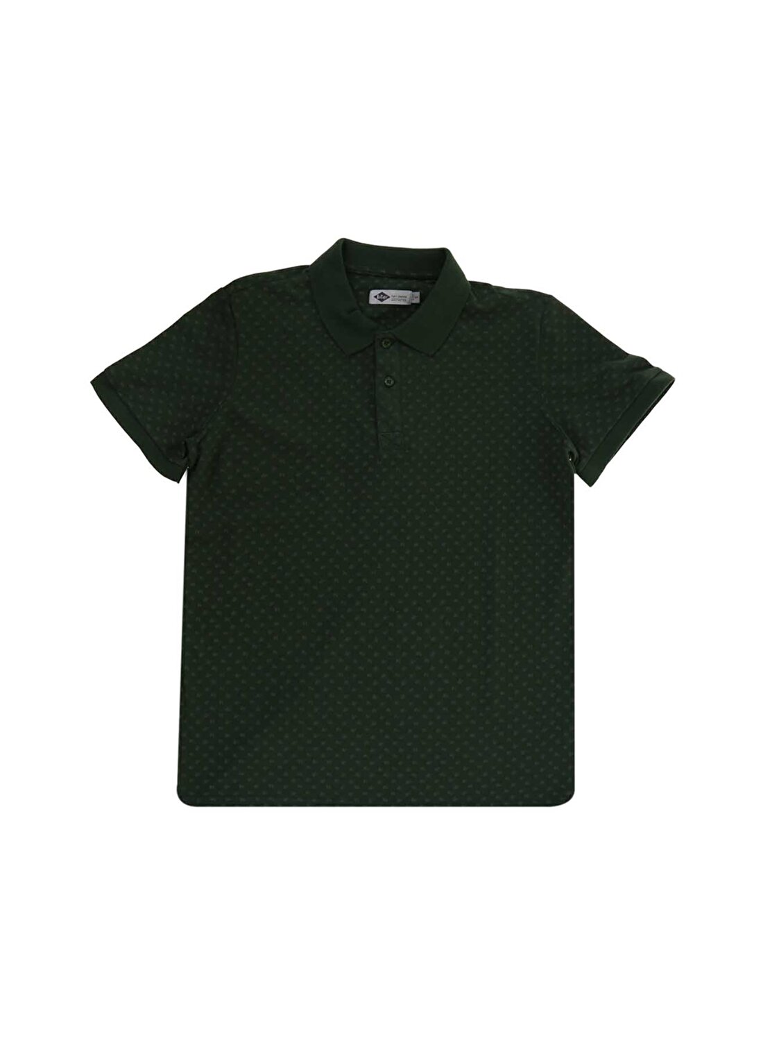 Lee Cooper Baskılı Koyu Yeşil Erkek Polo T-Shirt 202 LCM 242048 NATURE POLO K.YESIL