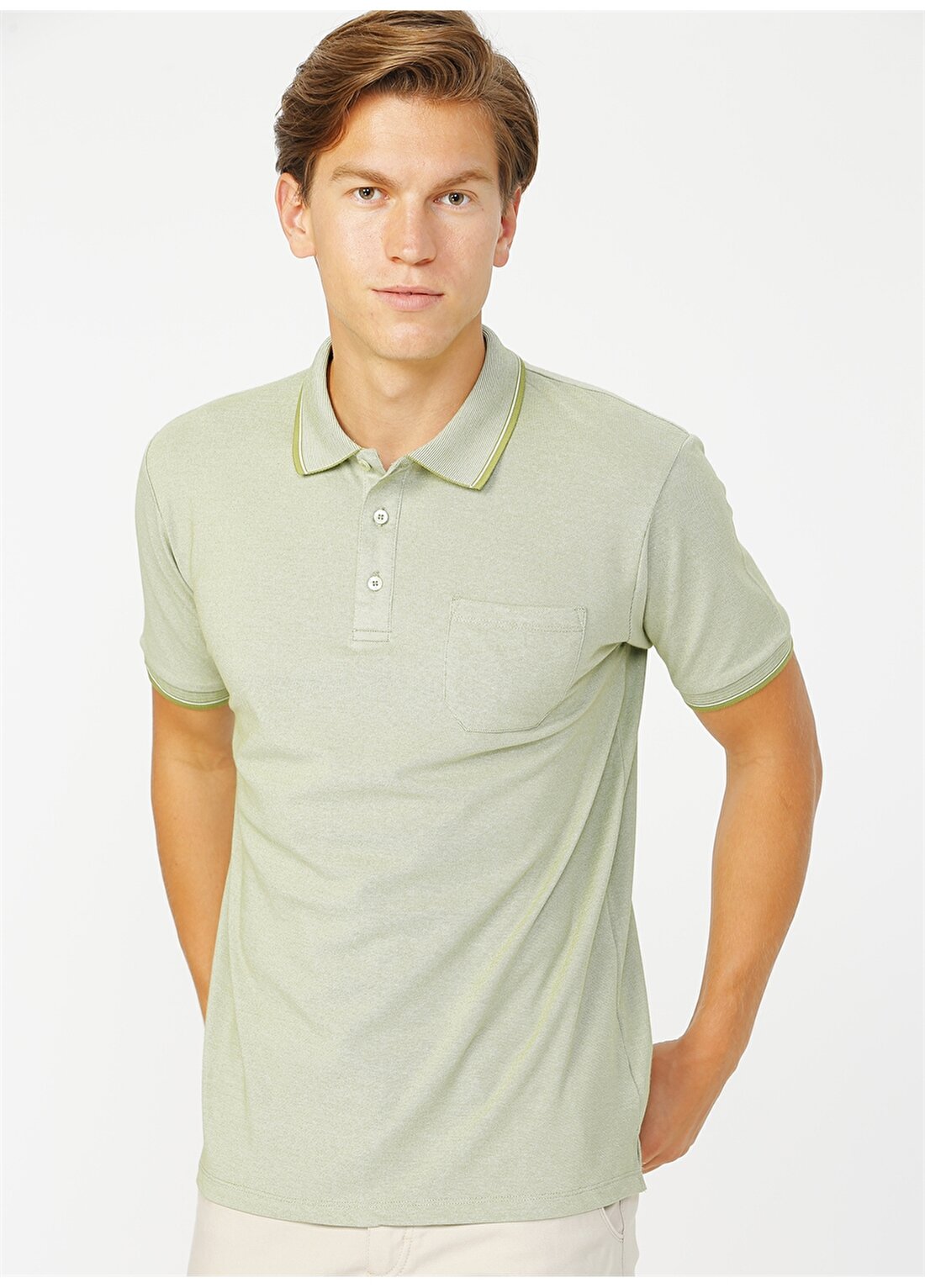 Altınyıldız Classic Yeşil Erkek Polo T-Shirt