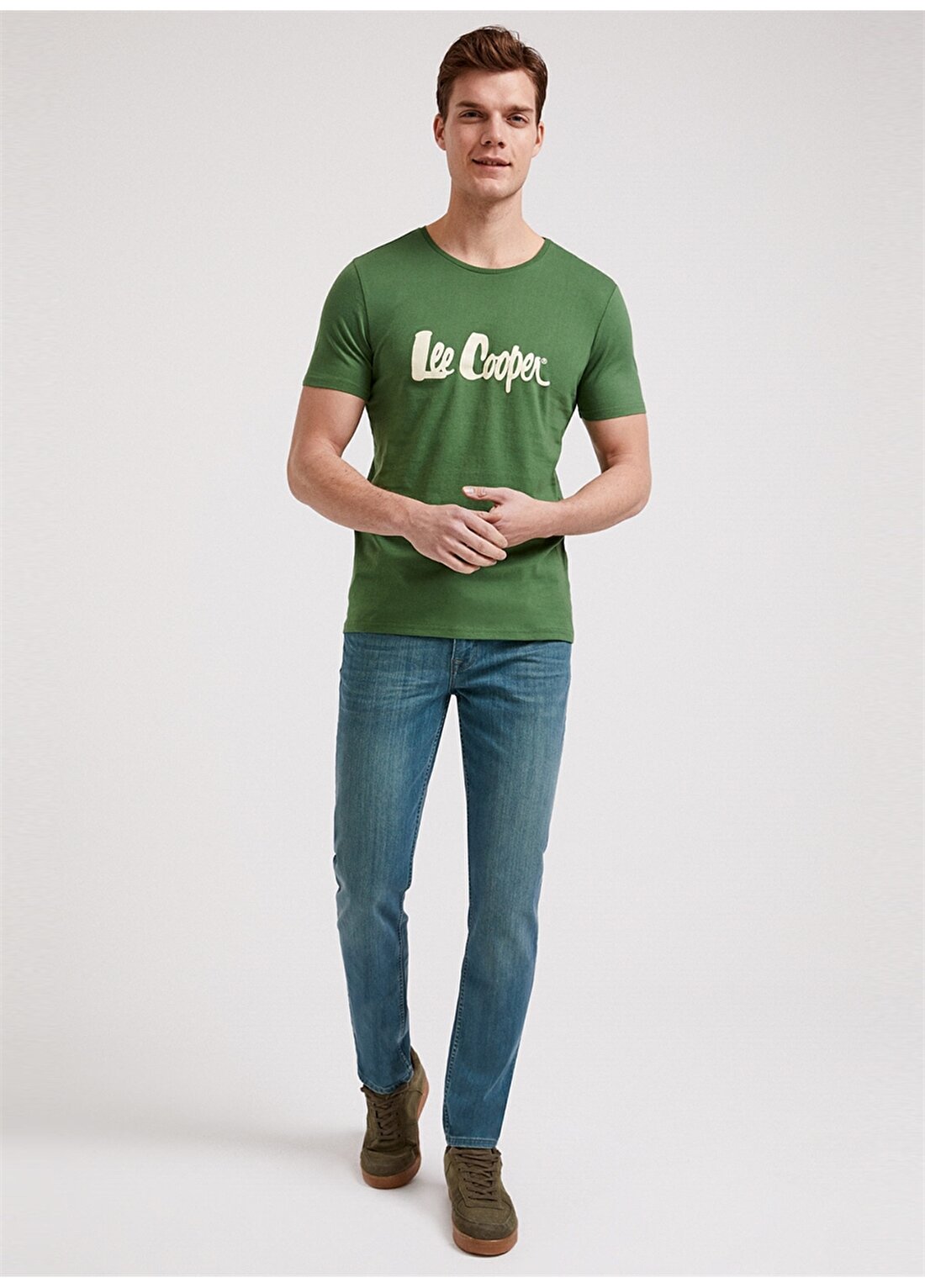 Lee Cooper Londonlogo Yeşil T-Shirt