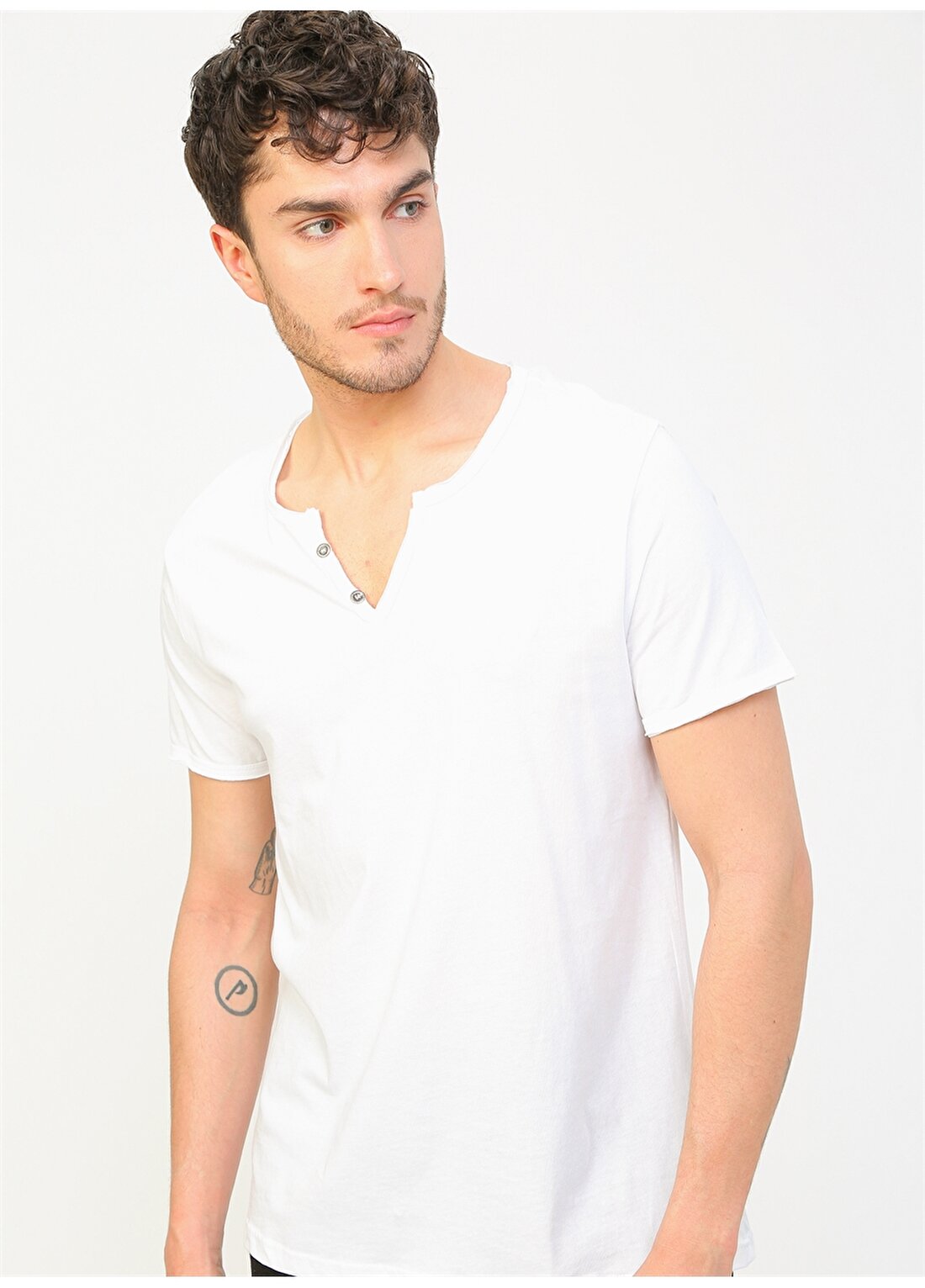 Lee Cooper Beyaz T-Shirt