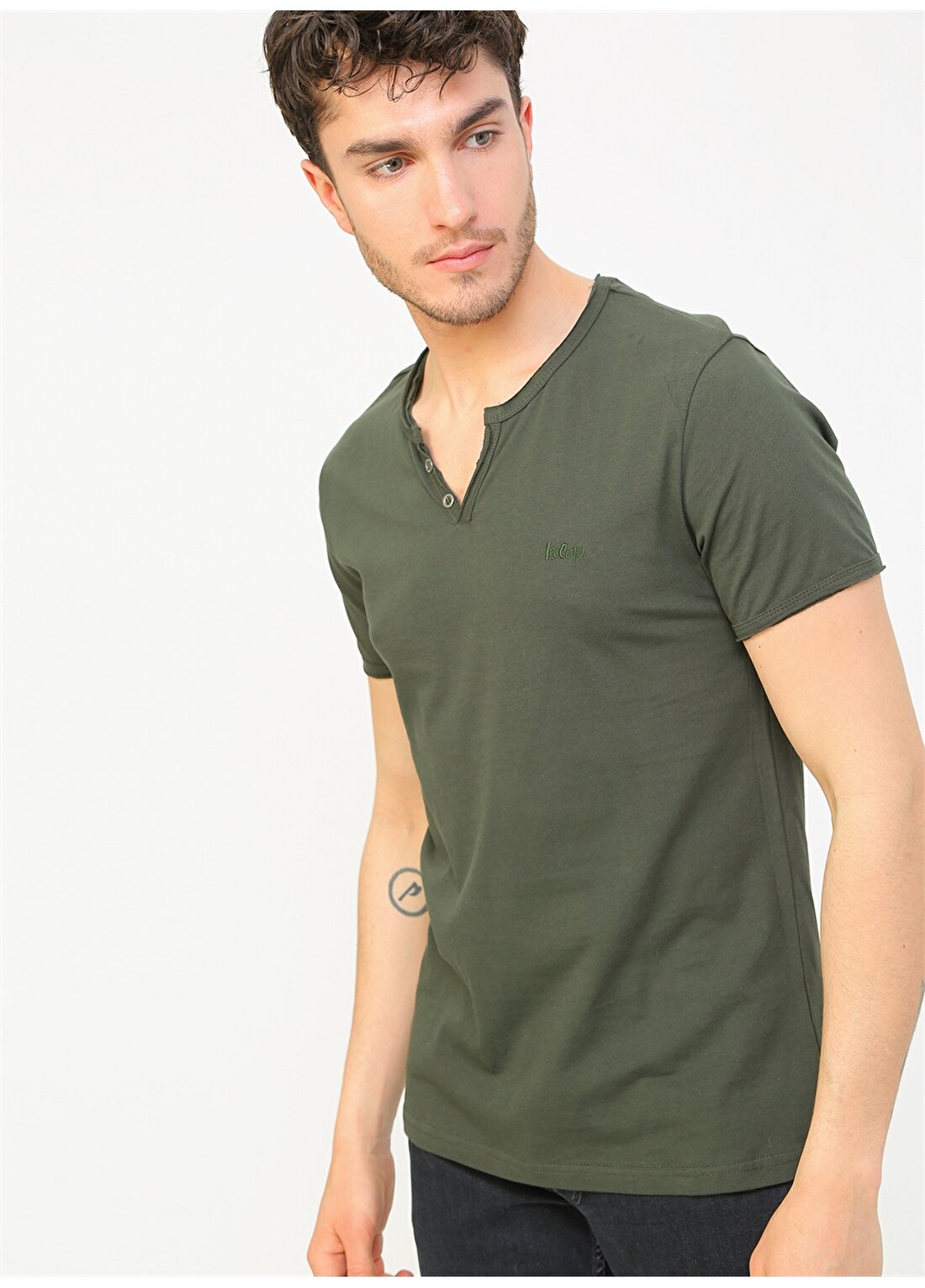 Lee Cooper Koyu Yeşil T-Shirt
