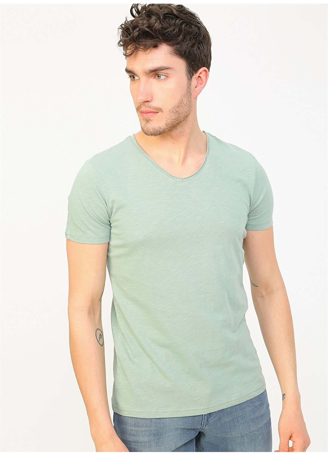 Lee Cooper Pastel Yeşili T-Shirt
