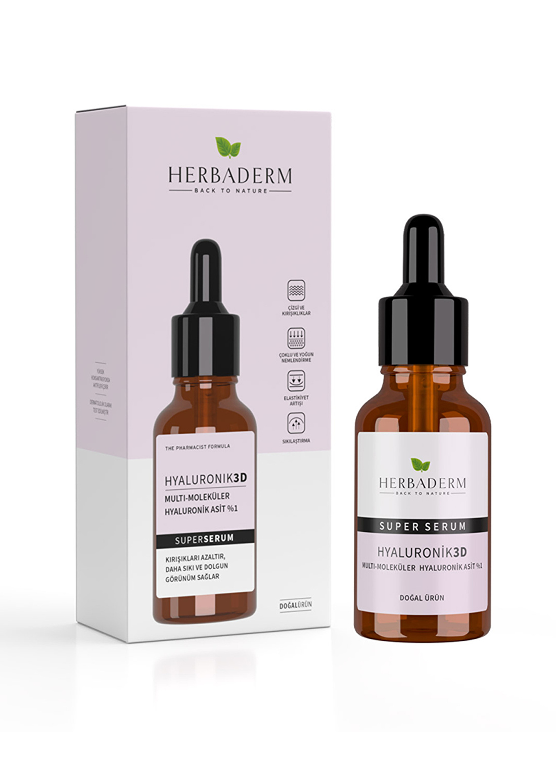 Herbaderm Superserum Hyaluronık 3D 30 Ml