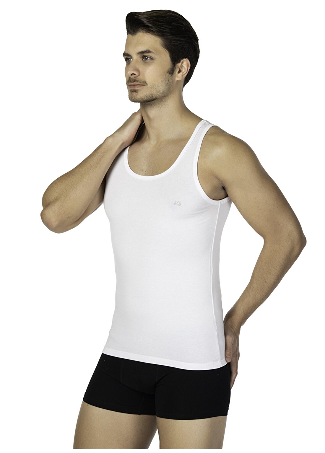 Ds Damat Beyaz Erkek İç Giyim Atlet DS0201