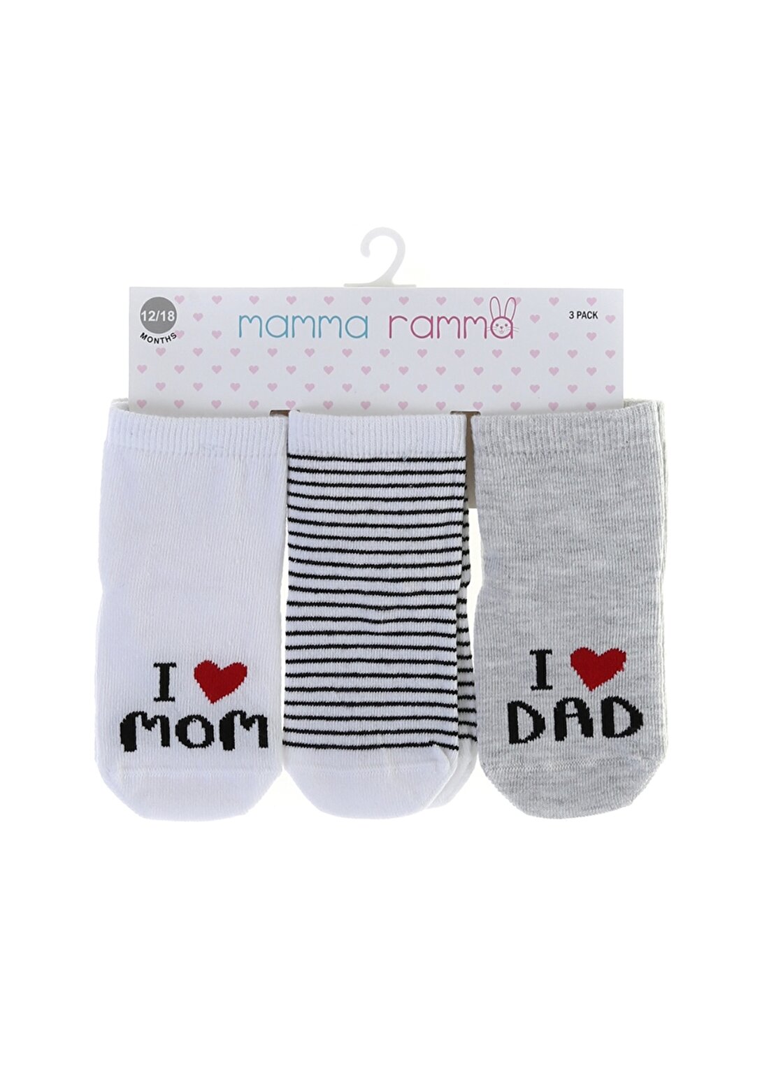 Mammaramma 5020 Çok Renkli Erkek Bebek Spor Çorap