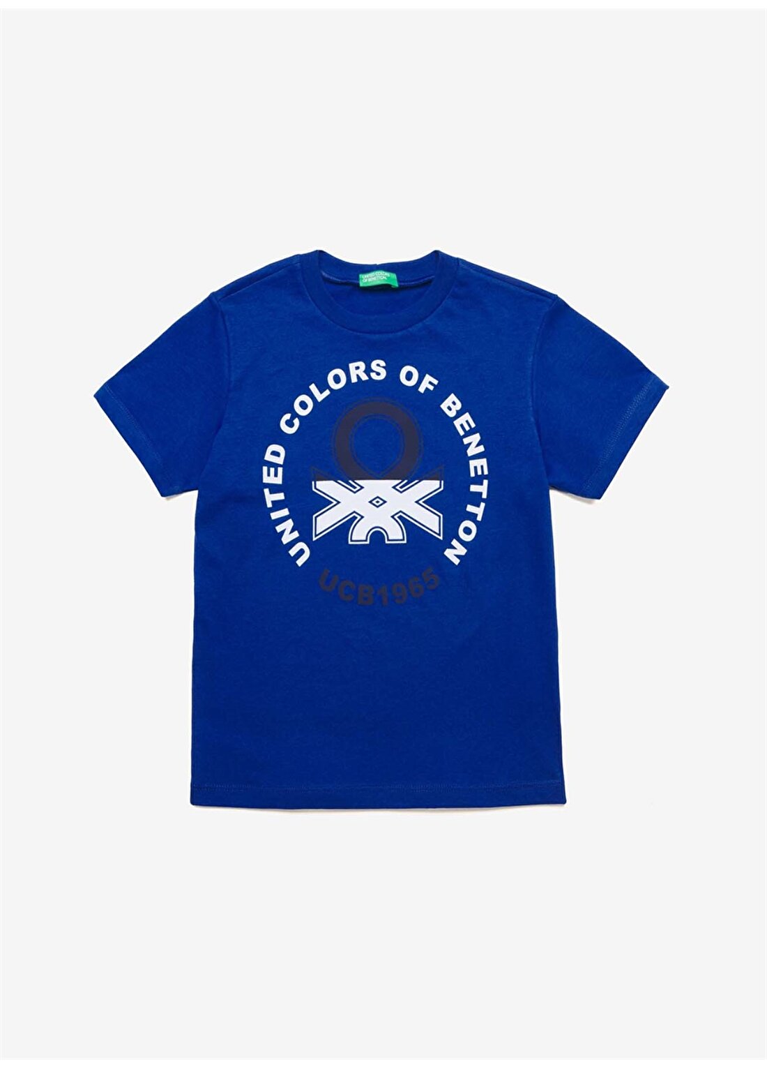 Benetton Saks Mavi T-Shirt