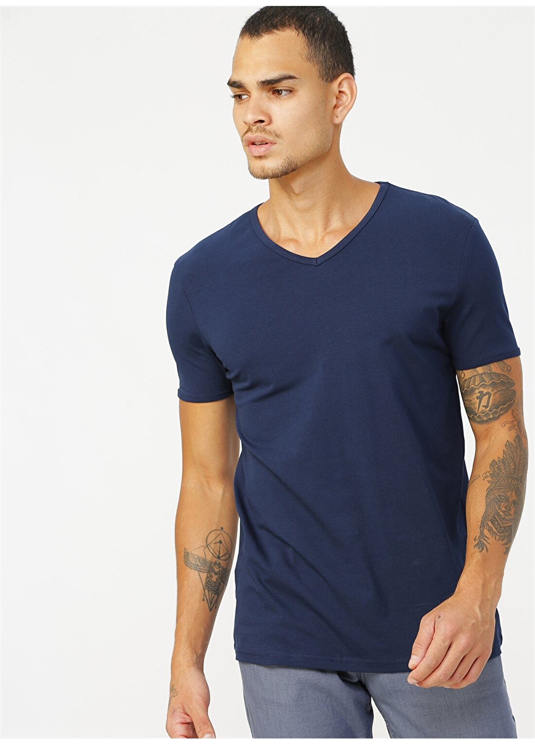 Cazador Lacivert T-Shirt