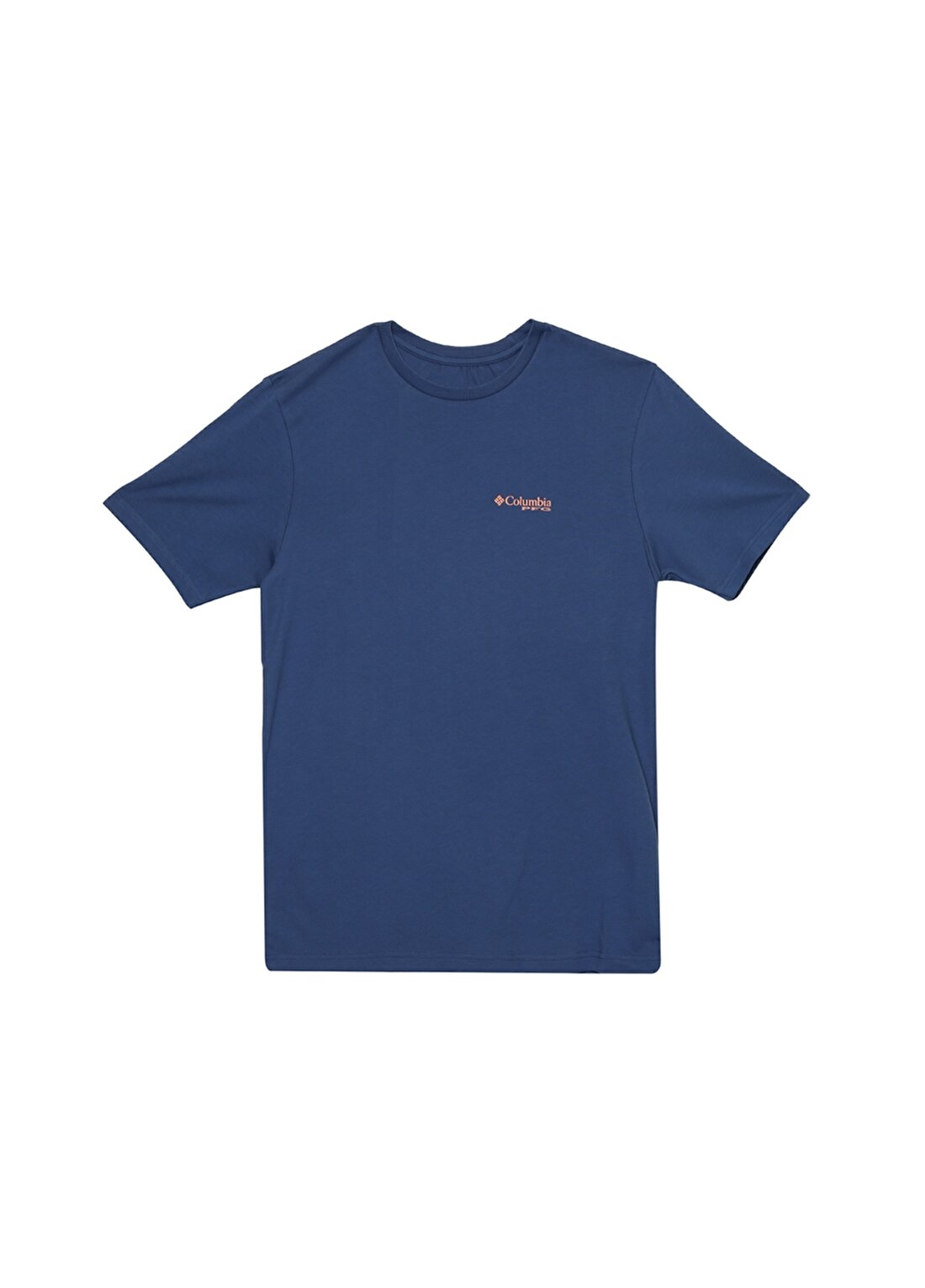 Columbia Mavi Erkek O Yaka Baskılı T-Shirt CS0006 PFG ELEMENT
