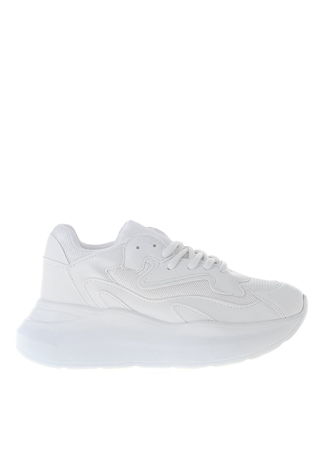 Fern Suni Deri Beyaz Sneaker