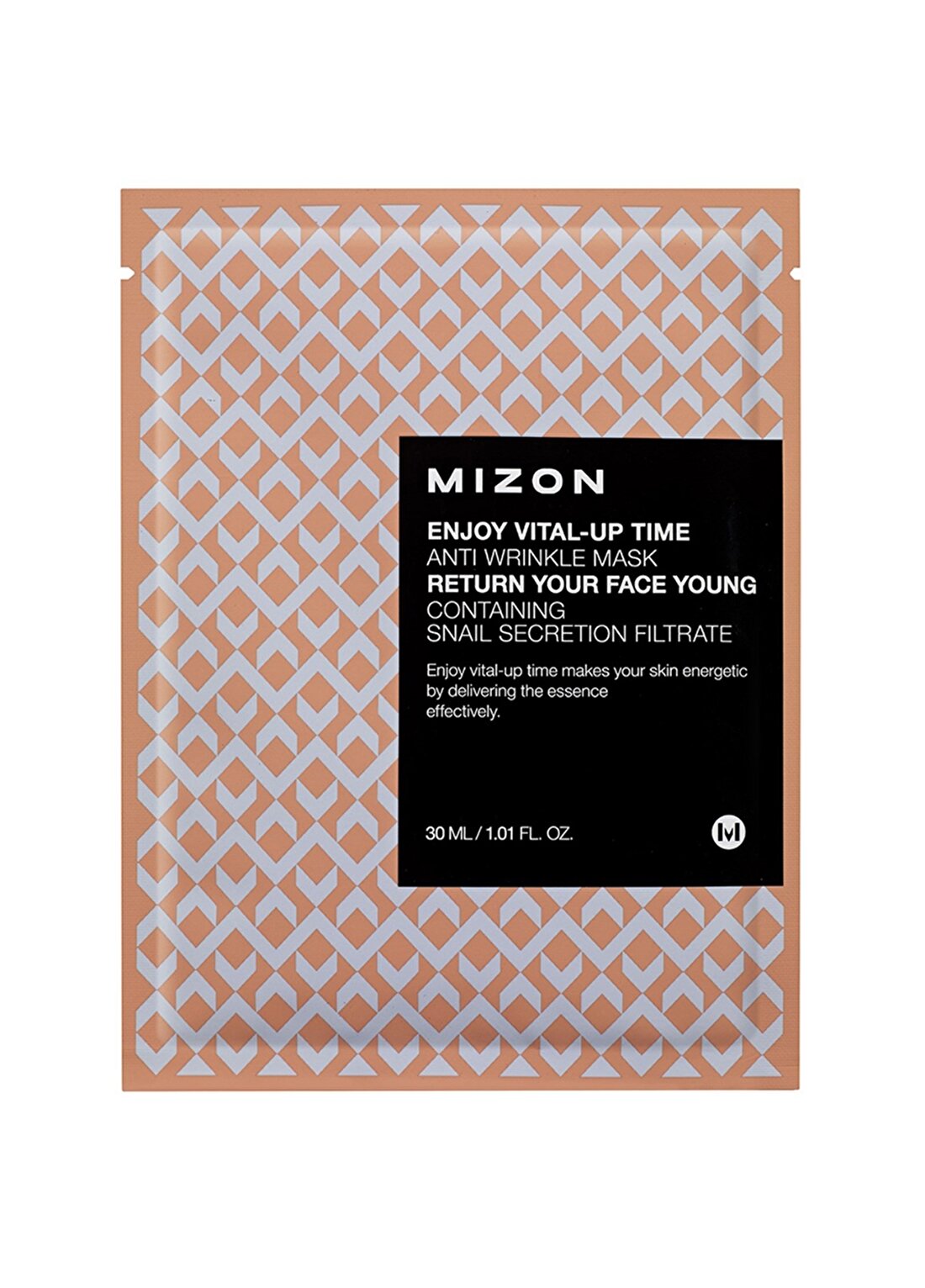 Mizon Enjoy Vital-Up Time Anti-Wrinkle Mask - Kırışıklık Bakımı Salyangoz Özlü Maske