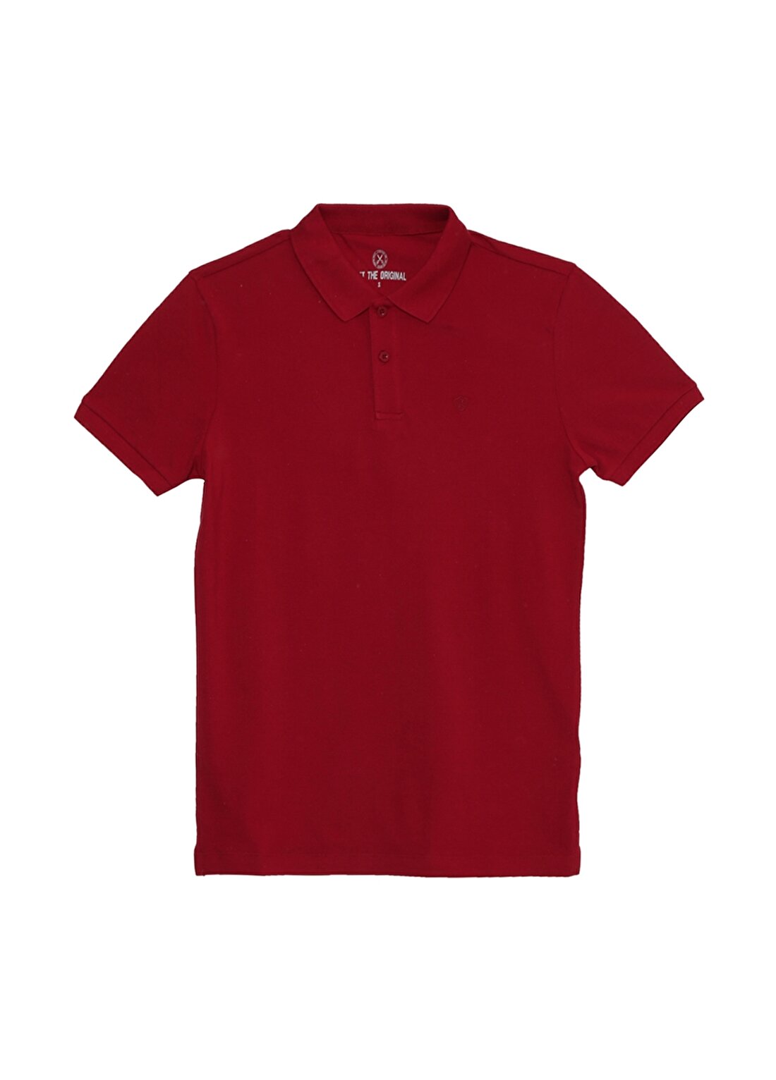 Loft 021171 Polo Yaka Kısa Kollu Koyu Kırmızı Erkek T-Shirt